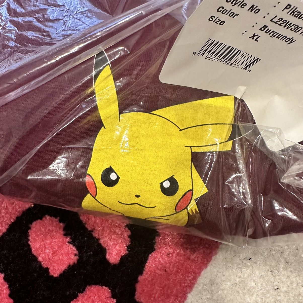 Pokemon × The Hundreds The Hundreds x Pokémon Pikachu Wildfire Tee Burgundy Size US XL / EU 56 / 4 - 1 Thumbnail