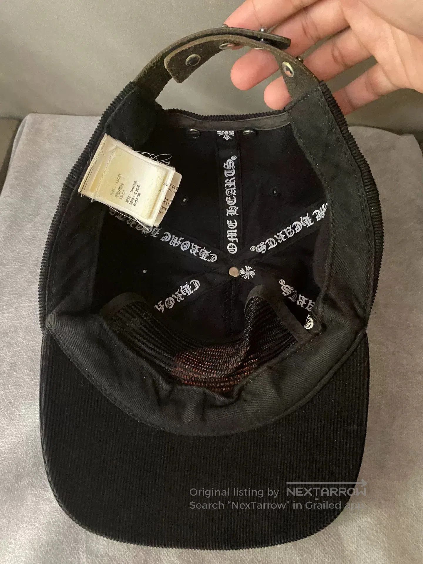 Chrome Hearts Chrome Hearts Orange Corduroy Cap. Size ONE SIZE - 5 Thumbnail