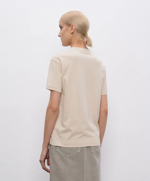 Brunello Cucinelli o1w1db10825 Blouse in Open Green Size M / US 6-8 / IT 42-44 - 4 Thumbnail