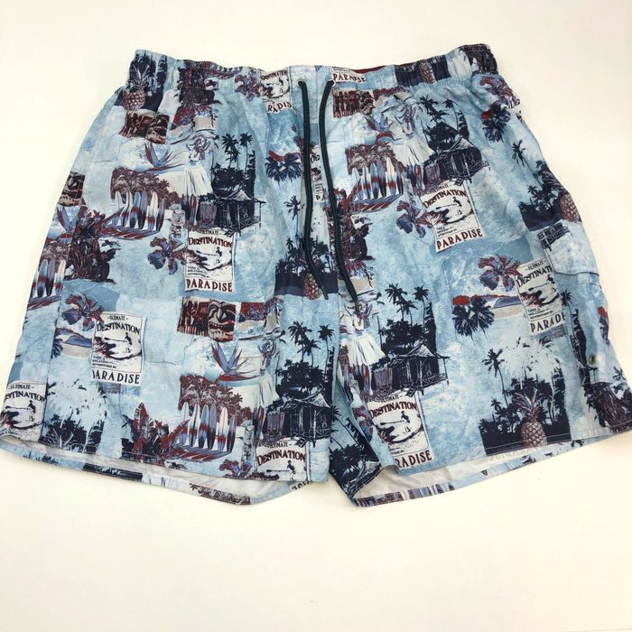 Men's Croft & Barrow® Colorblock Swim Trunks