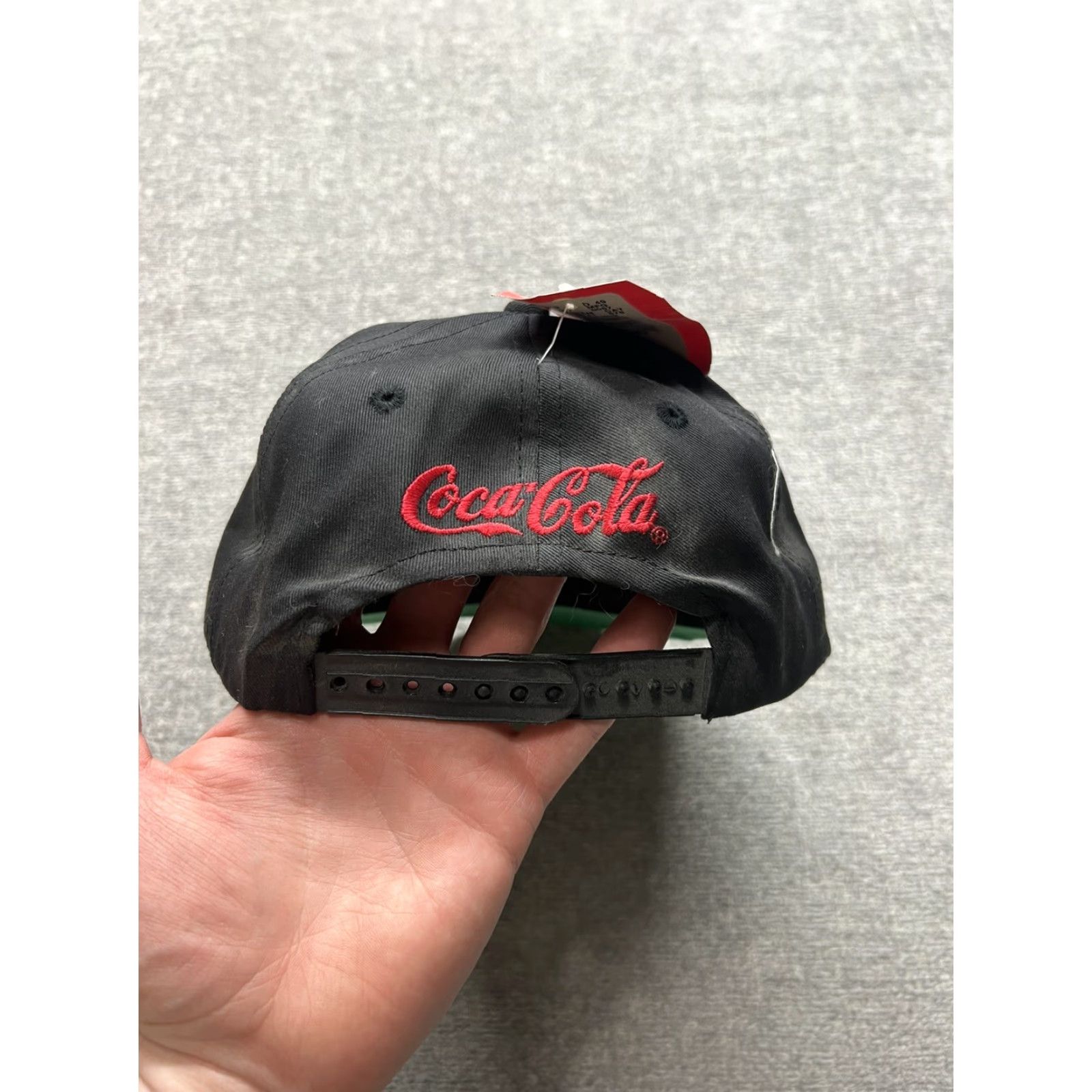 Vintage VINTAGE Coca-Cola Snapback Hat Cap USA Red Black Adjustable Men Mens Hat Cap Coca-Cola Bear KC Vintage Size ONE SIZE - 4 Thumbnail