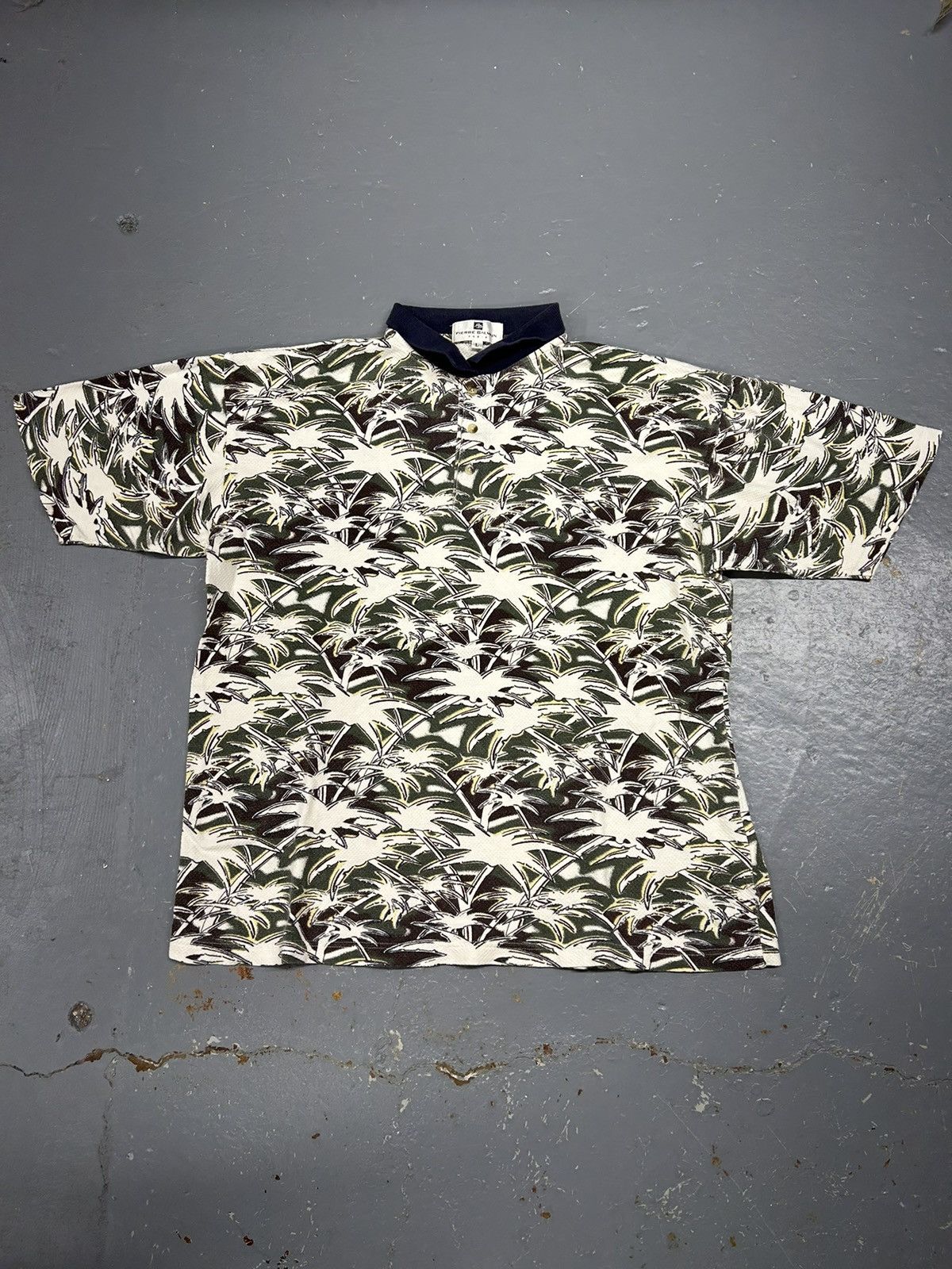 Balmain × Designer × Vintage Crazy Vintage Y2K Balmain Designer Polo Tee Shirt Size US XL / EU 56 / 4 - 1 Thumbnail