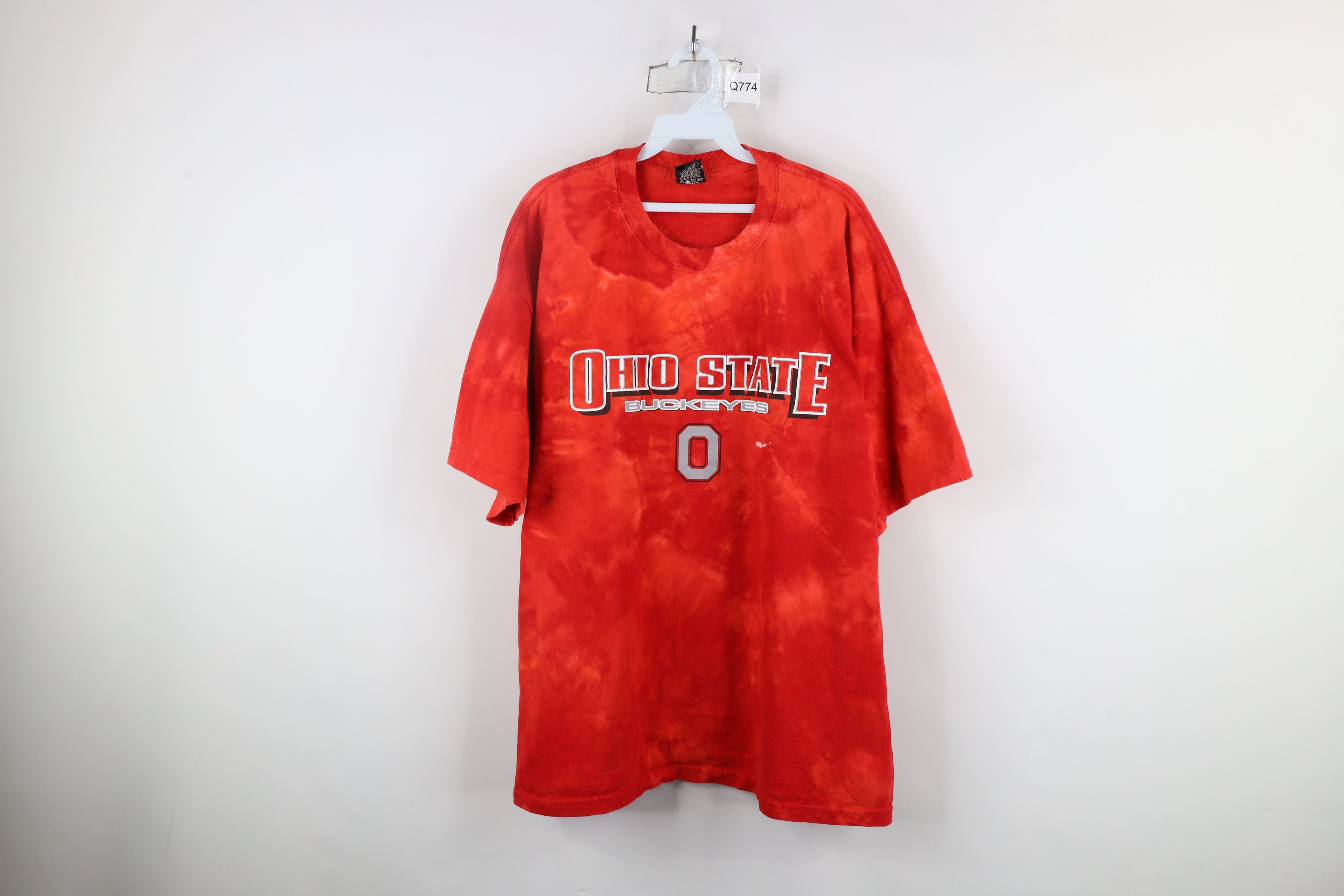 Starter × Vintage Vintage 90s Starter Acid Wash Ohio State University T-Shirt Size US XXL / EU 58 / 5 - 1 Thumbnail
