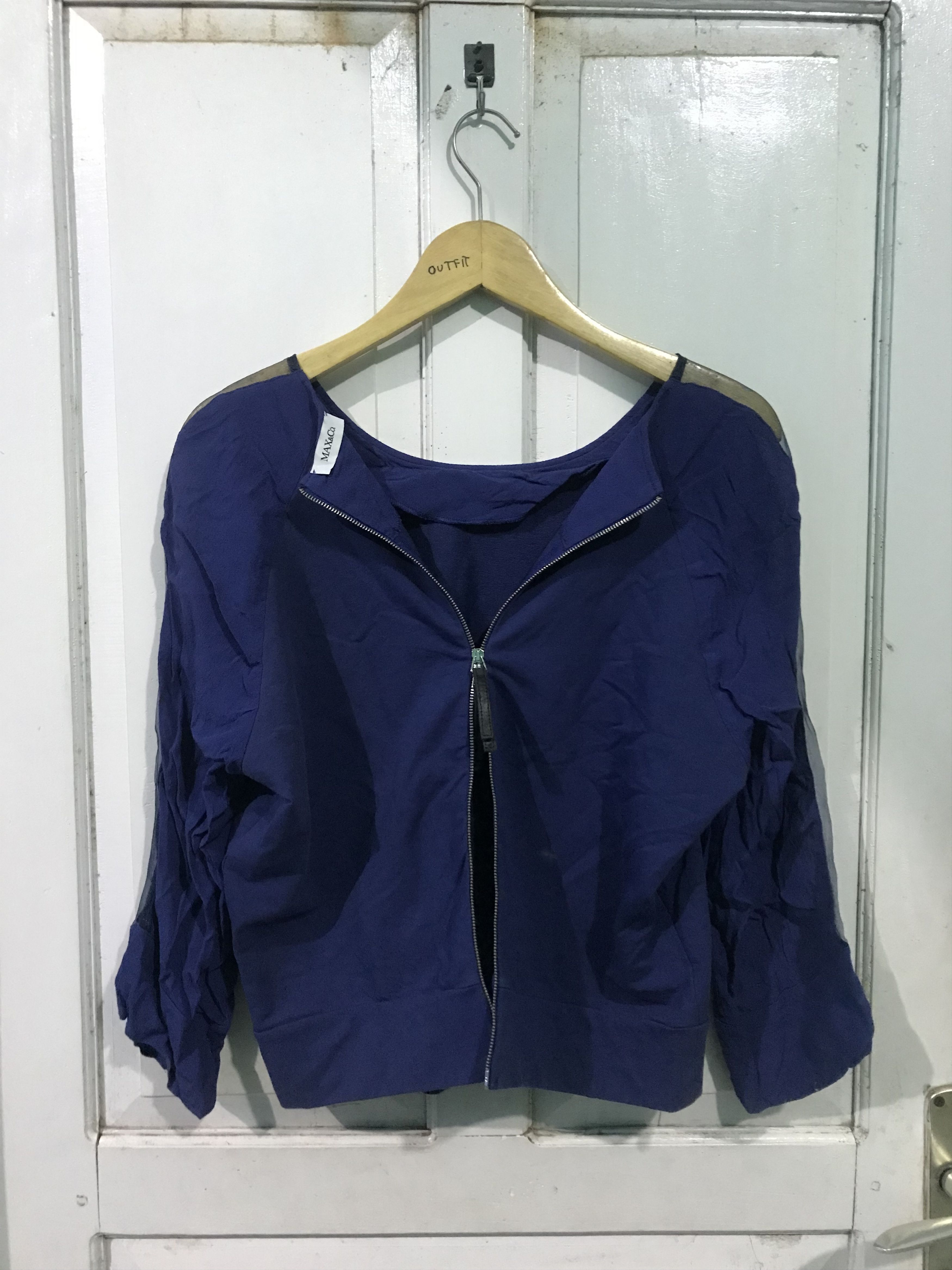 MAX&Co. Max&co blouse navy blue Size L / US 10 / IT 46 - 1 Thumbnail