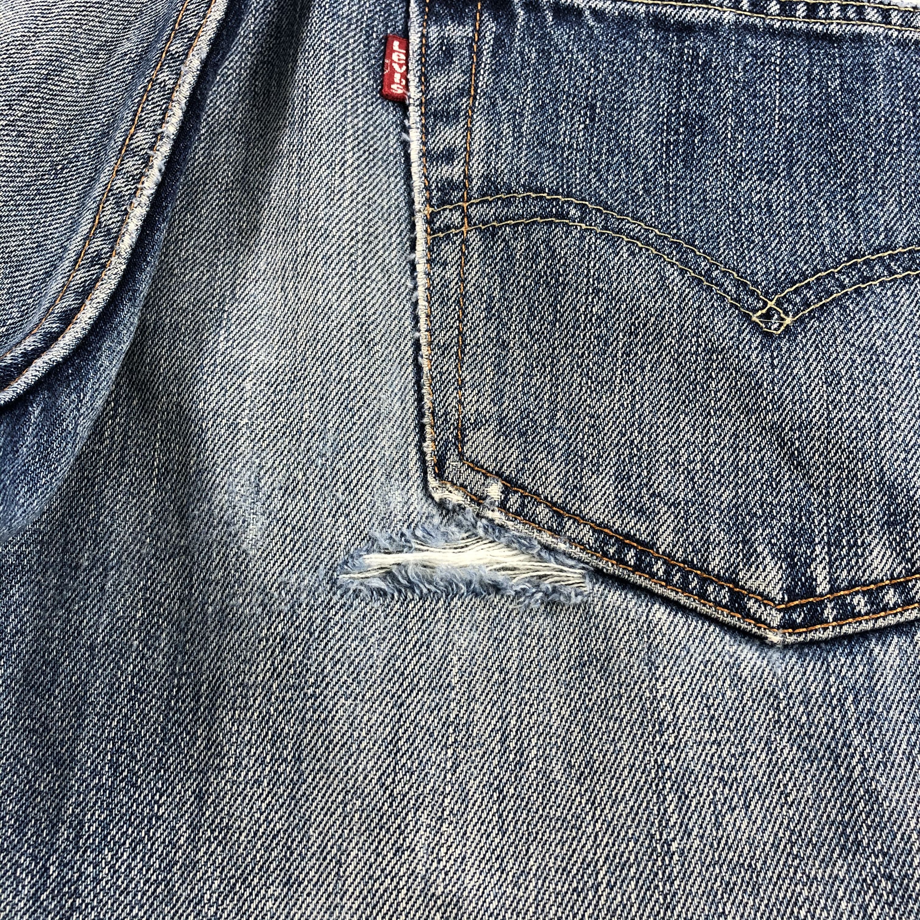 Levi's Vintage Blue Wash Levis 503 Jeans-J1779 Size US 31 - 8 Thumbnail