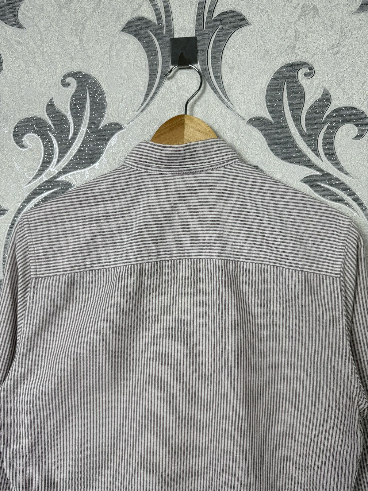 AMI AMI Alexandre Mattiussi Striped Button Up Longsleeve Shirt Size US S / EU 44-46 / 1 - 13 Thumbnail