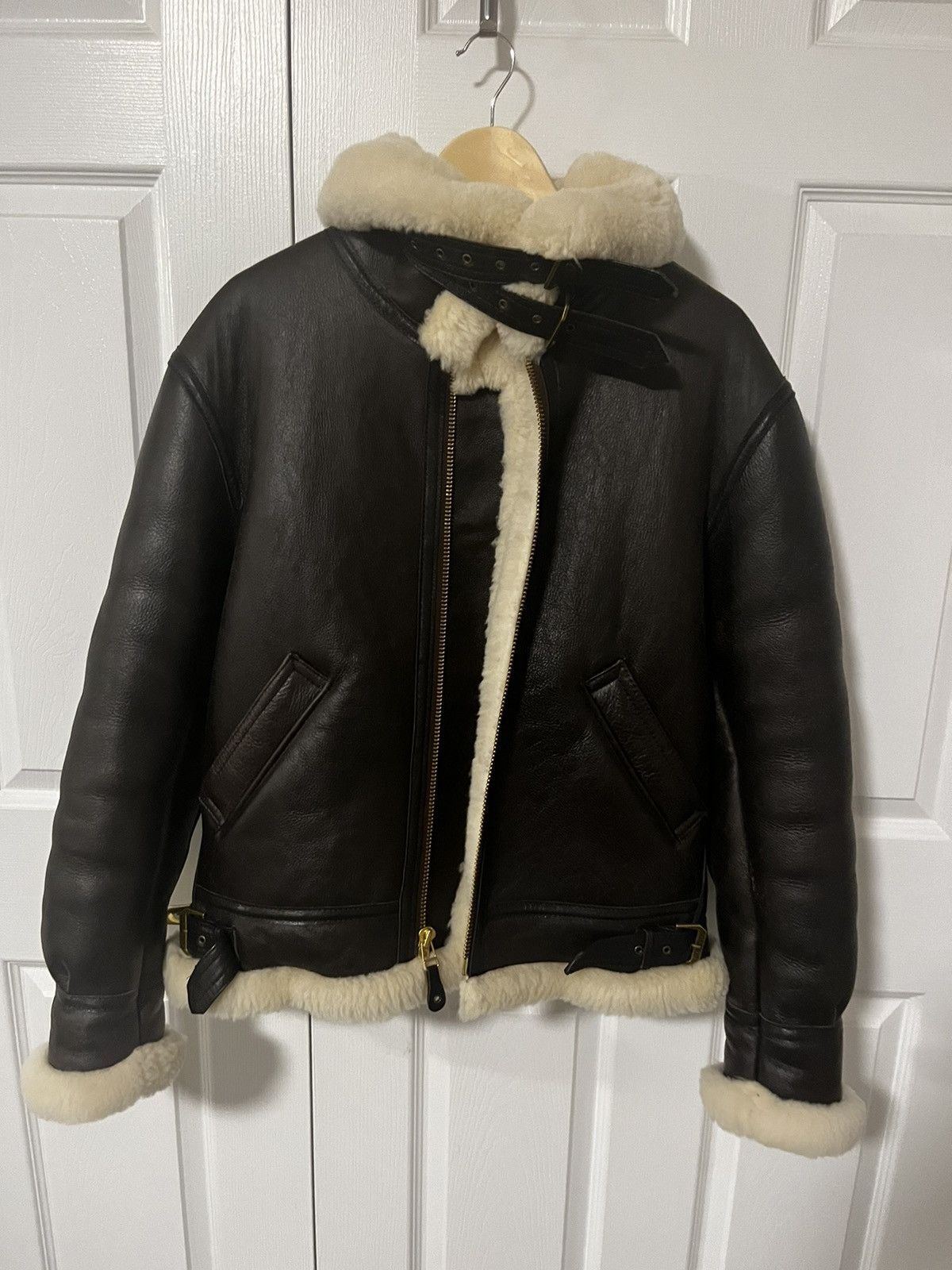 Cockpit USA B-3 Sheepskin Jacket Z2102M Size US XXS / EU 40 - 5 Thumbnail