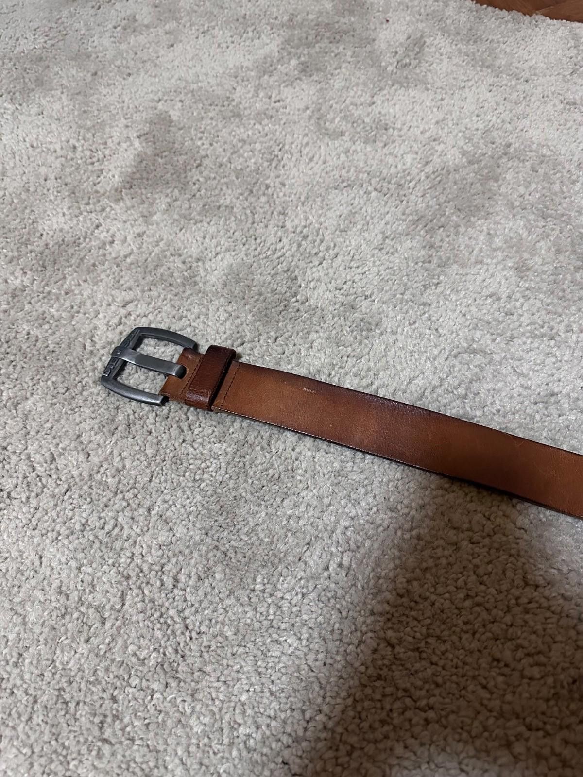 Diesel Diesel Leather Belt Brown Sz 105cm Size ONE SIZE - 3 Thumbnail