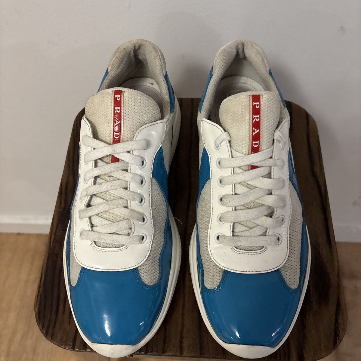 Prada Prada Cups Blue Size 10.5 / 11.5 US Size US 11.5 / EU 44-45 - 4 Thumbnail