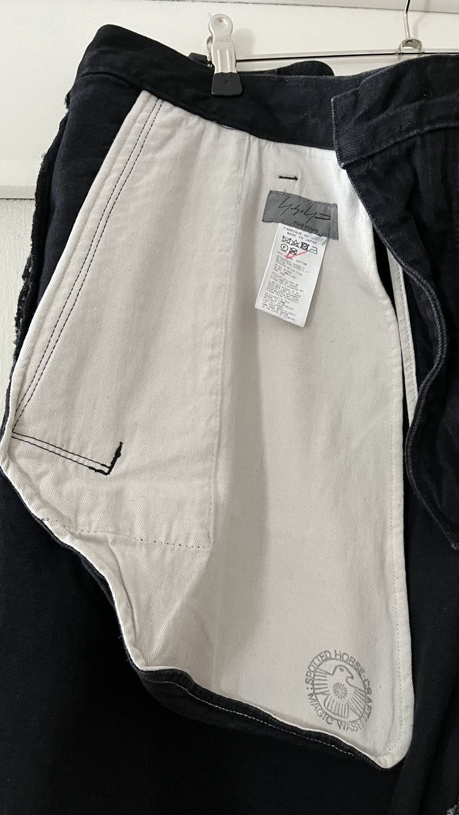 Yohji Yamamoto Yohji Yamamoto Wide Denim pants - Spotted Horse Size US 34 / EU 50 - 9 Thumbnail