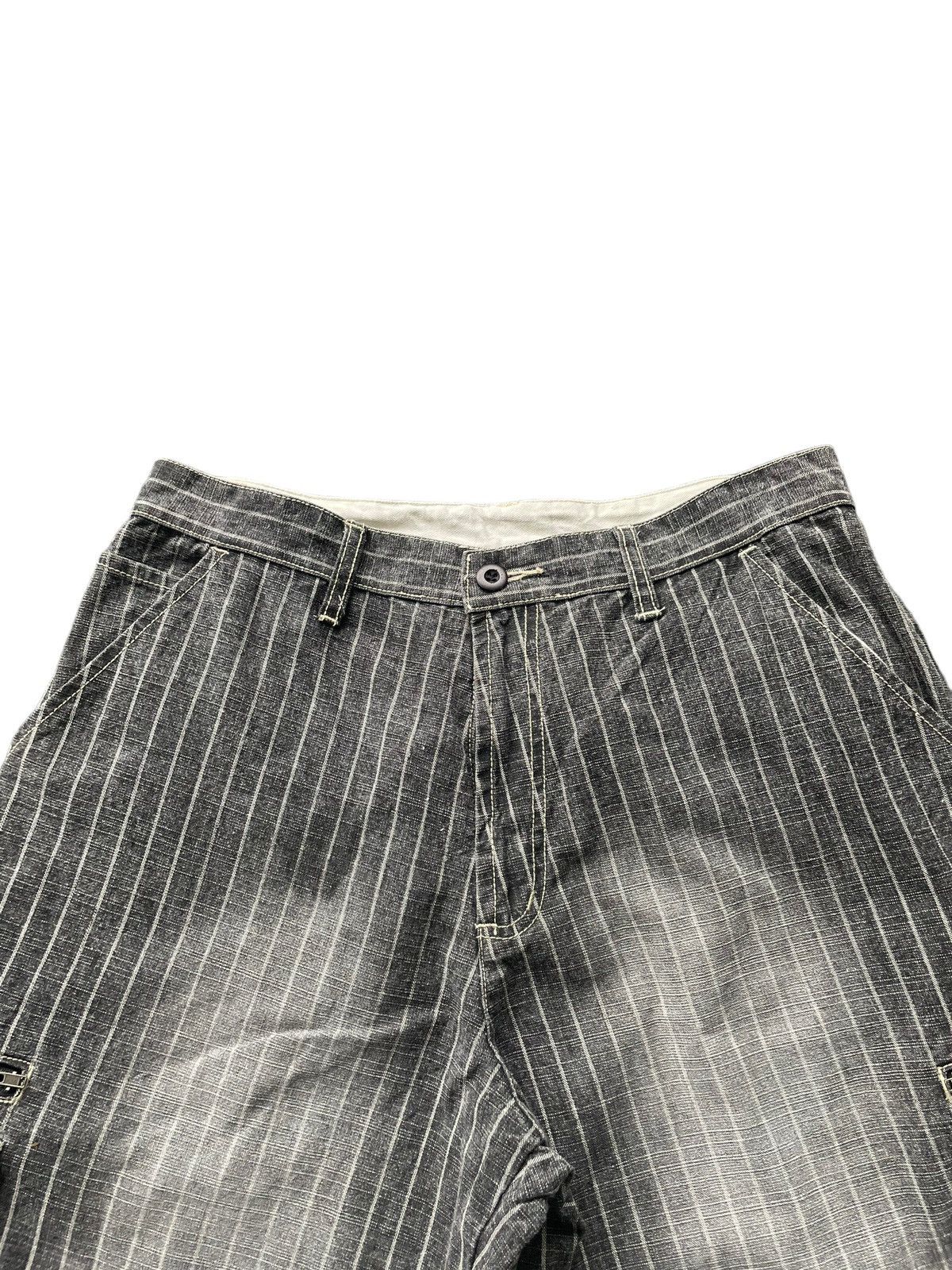 If Six Was Nine × Japanese Brand × Le Grande Bleu (L.G.B.) Allix Design Stripe Cargo Pant Size US 32 / EU 48 - 6 Thumbnail