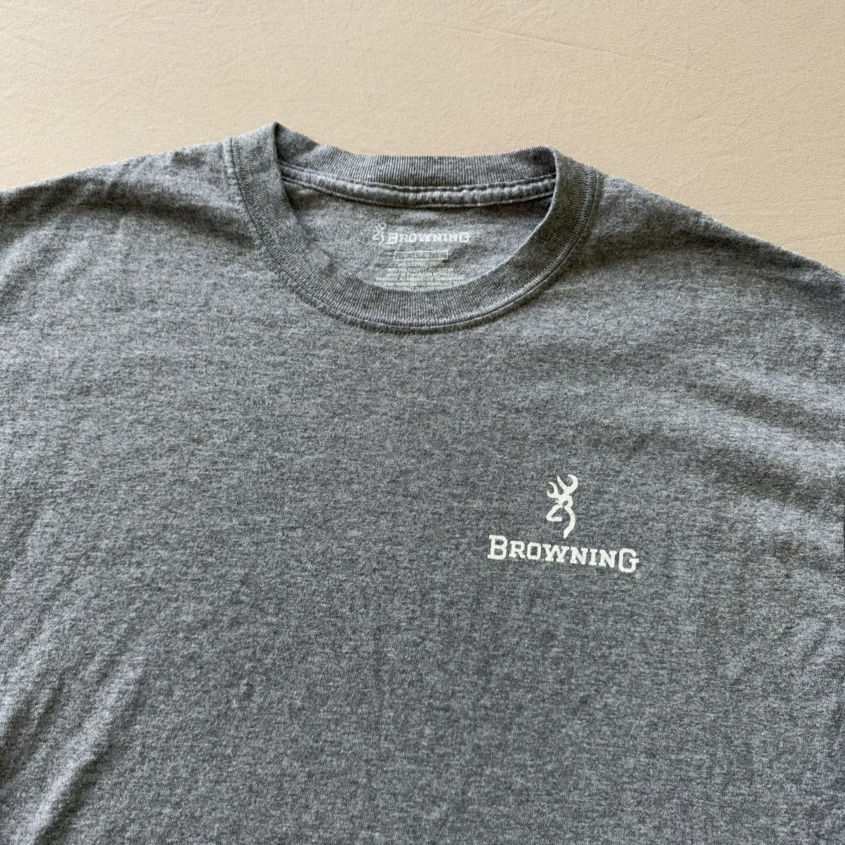 Vintage Browning “Live Free Hunt Tough” Graphic Tee Size US L / EU 52-54 / 3 - 4 Thumbnail