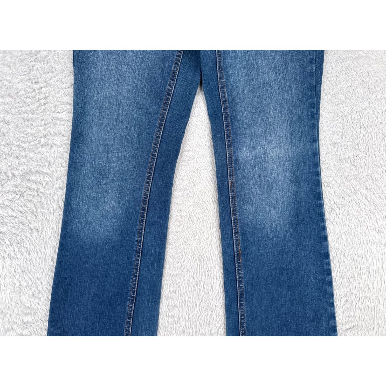 Faded Glory Faded Glory Jeans Womens 6 Denim Bootcut Low Rise 26x30 Blue Cotton Blend Stretch Regular 5-Pocket Mens Womens Girls Size 28" / US 6 / IT 42 - 3 Thumbnail