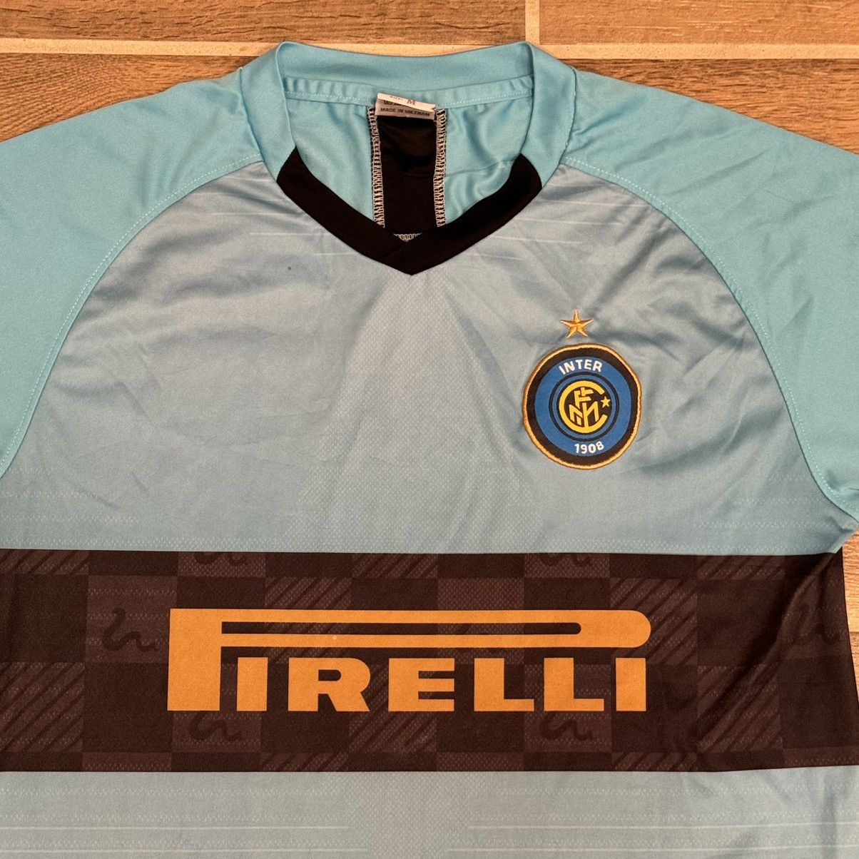 Other 2014/2015 Inter Milan FC Third Away Soccer Jersey Pirelli Size US M / EU 48-50 / 2 - 3 Thumbnail