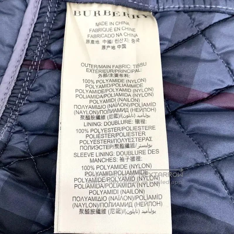 Burberry Burberry Women's Gray Quilted Down Coat. Size S / US 4 / IT 40 - 6 Thumbnail