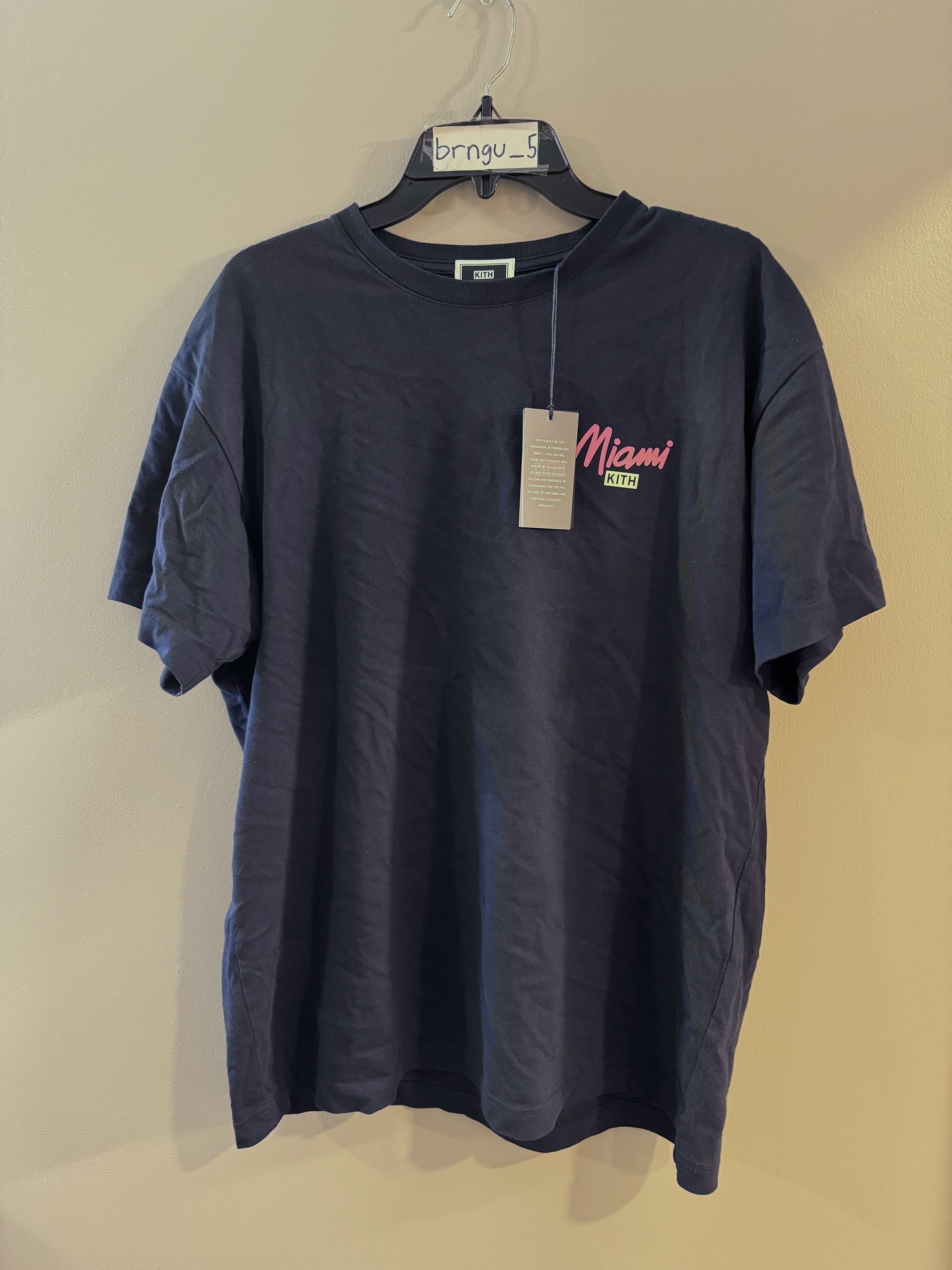 Kith Kith Flamingo Script Tee Size Medium M Miami South Beach Size US M / EU 48-50 / 2 - 2 Thumbnail