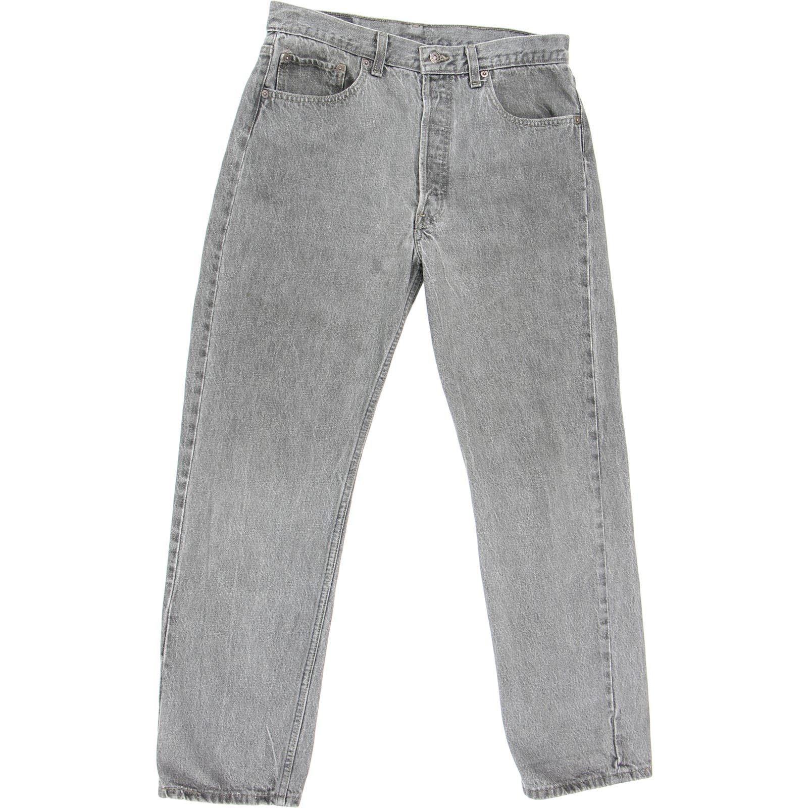 image of Levis Vintage Levi's 501 High Waisted Denim Jeans 31 in Black, Men's