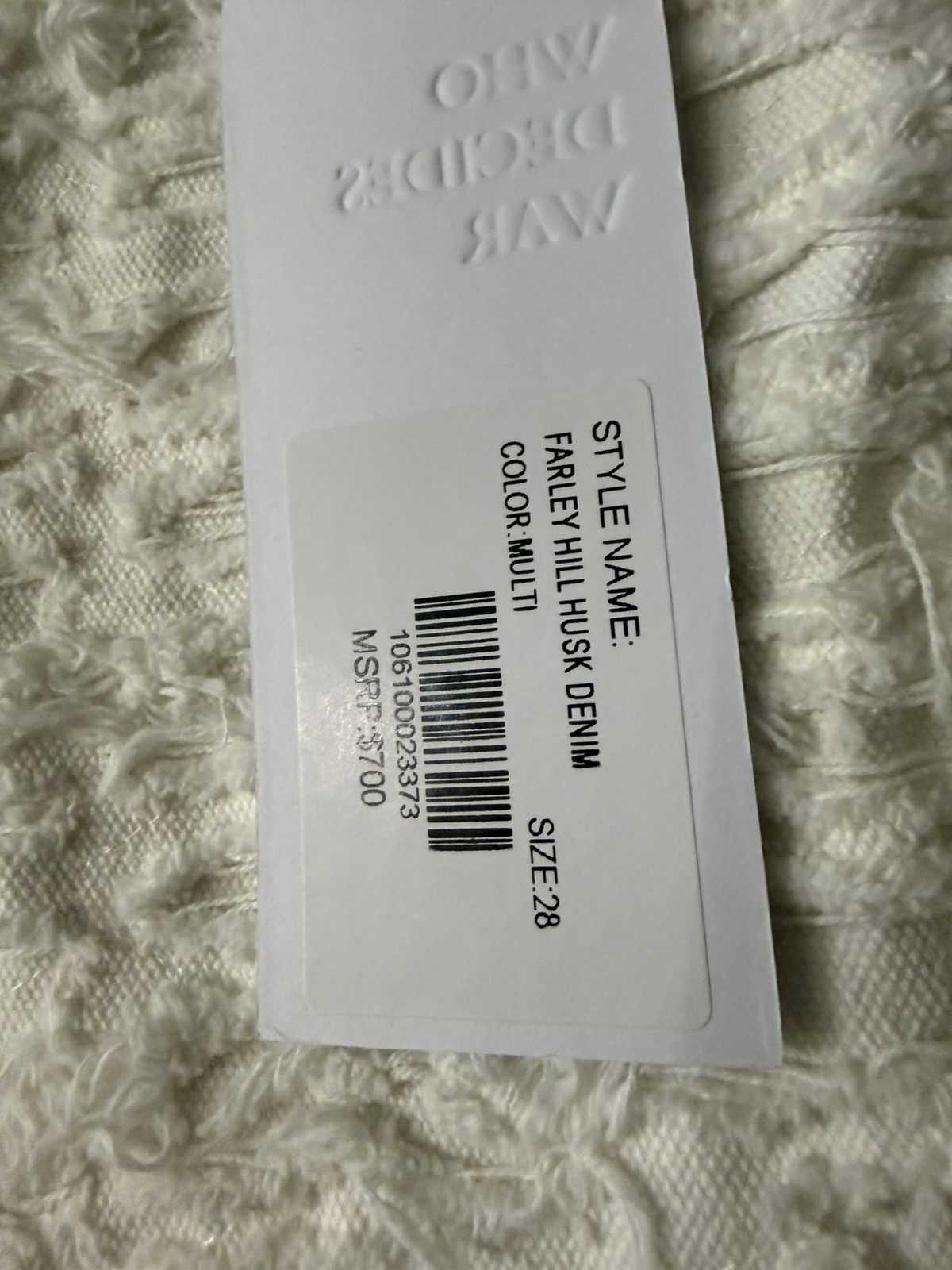 Other Who Decides War Denim Jeans Size 28" / US 6 / IT 42 - 5 Thumbnail
