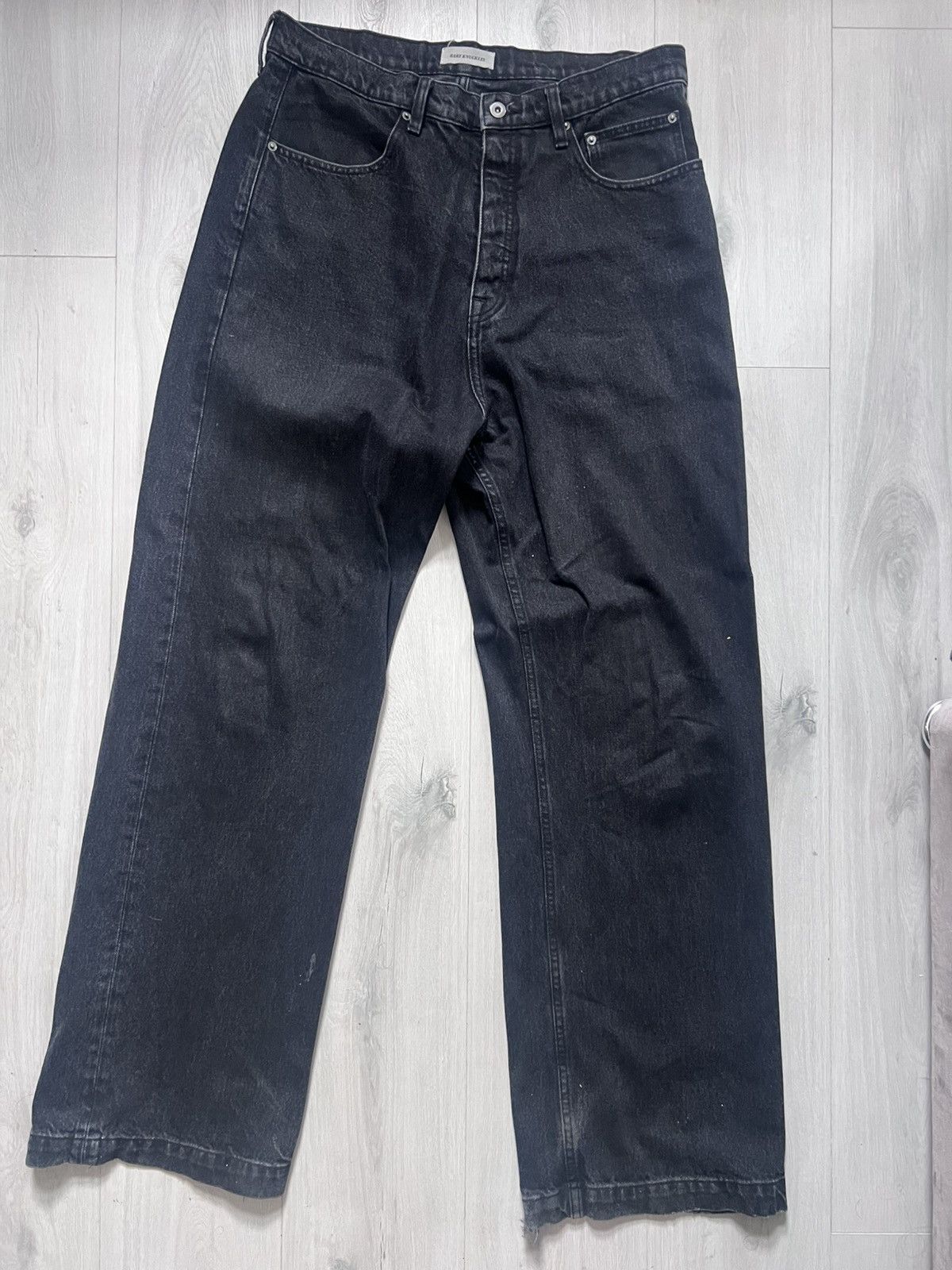 Bare Knuckles Bare Knuckles Javier Wide Leg Denim 36 Size US 36 / EU 52 - 1 Thumbnail