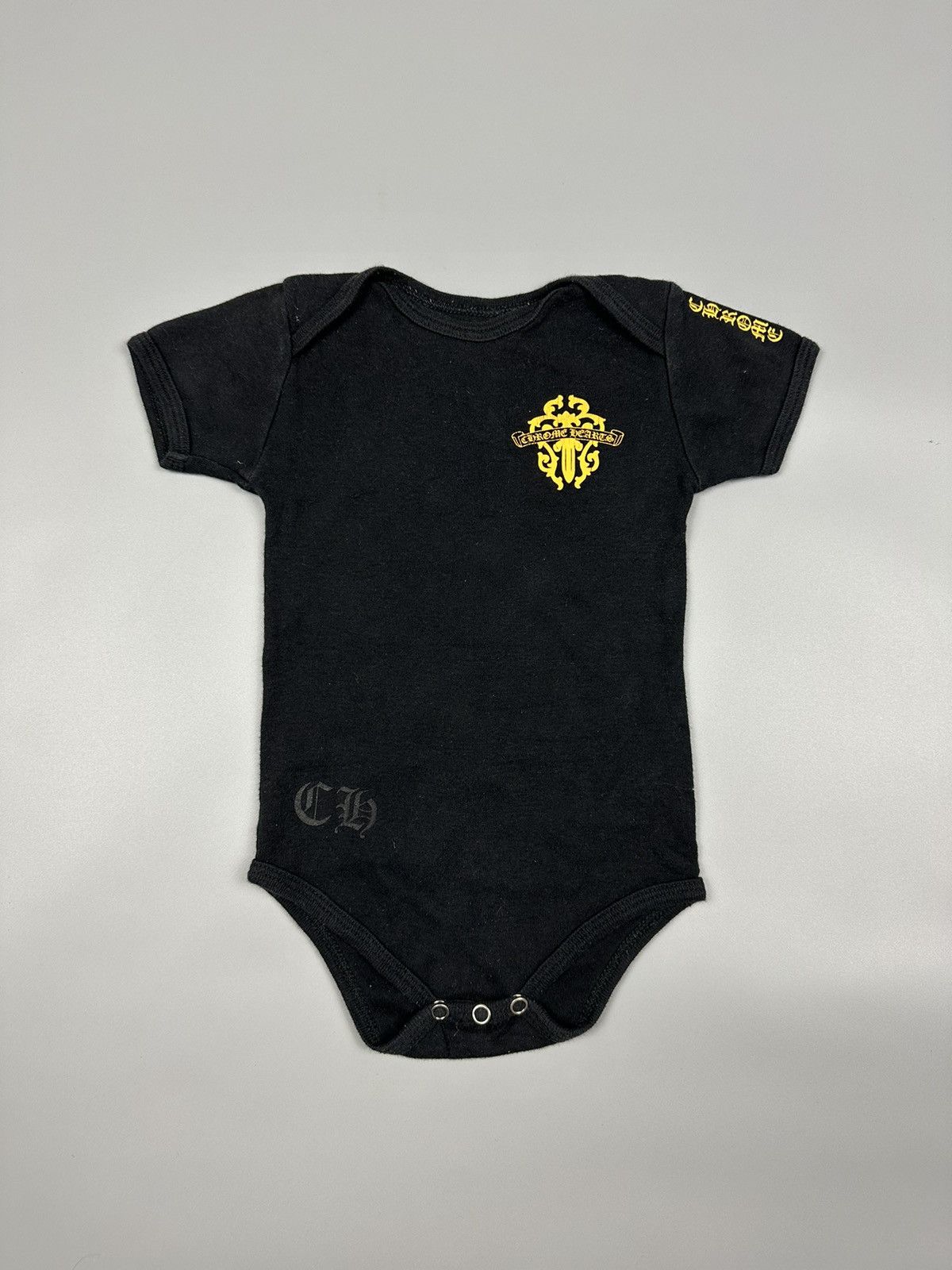 🔥RARE SICK🔥VINTAGE CHROME HEARTS BABY ROMPER