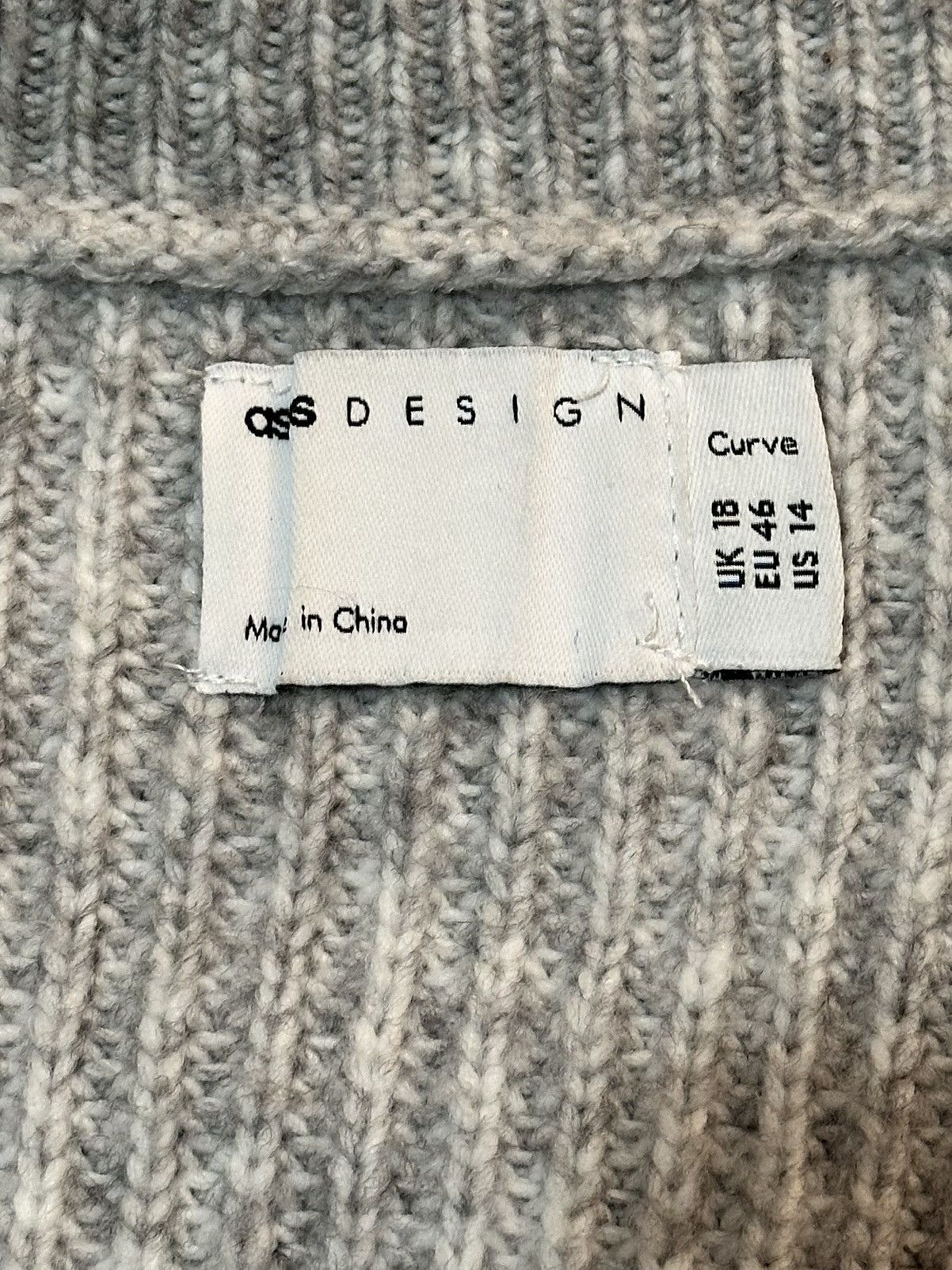 Asos Asos Design Curve Oversized V-neck Sweater Size XL / US 12-14 / IT 48-50 - 9 Thumbnail