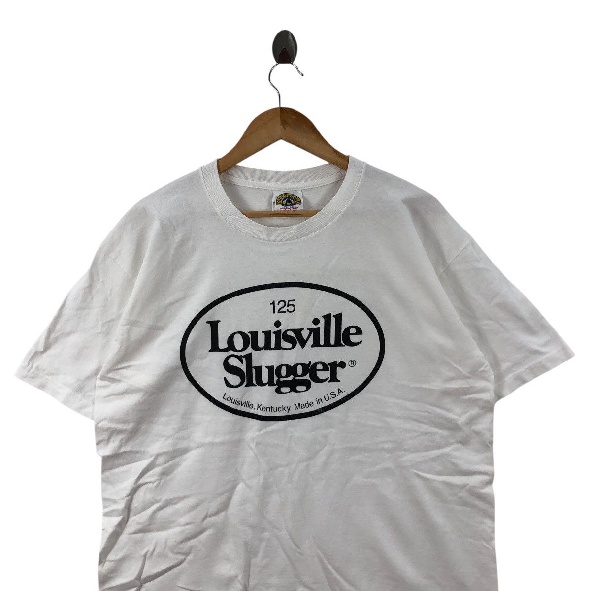Vintage Vintage 90s LOUISVILLE SLUGGER T Shirt Kentucky Usa Size US L / EU 52-54 / 3 - 2 Thumbnail