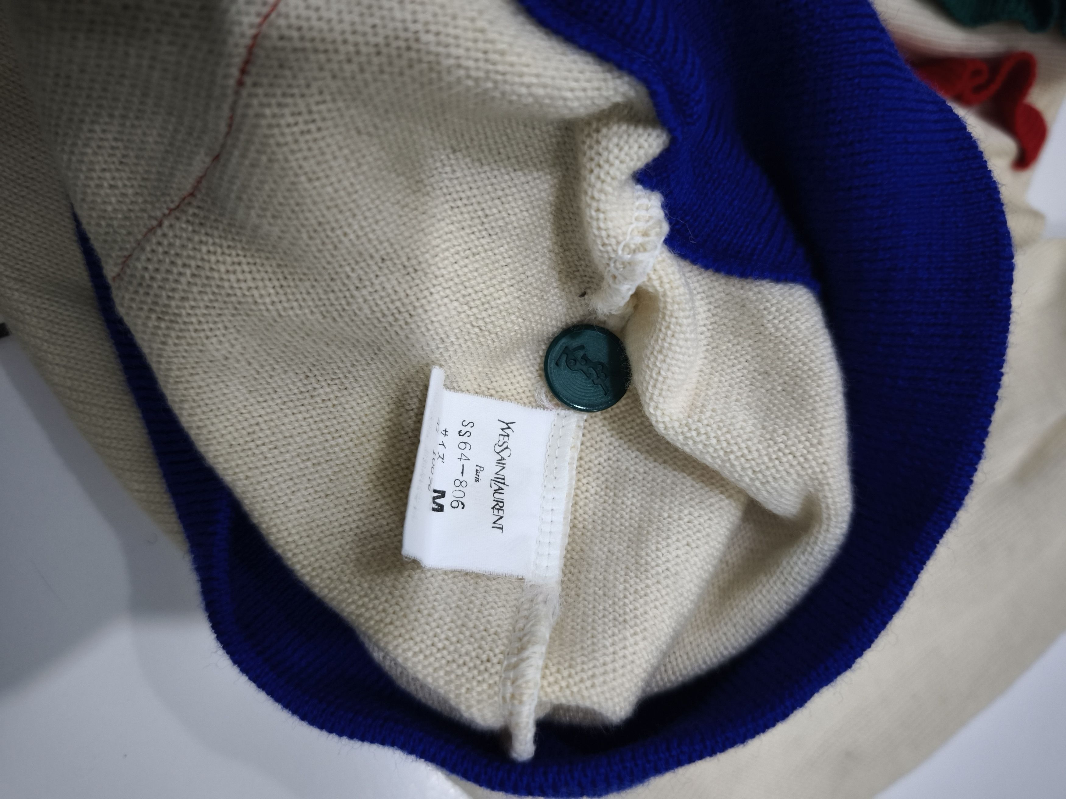 Vintage × Yves Saint Laurent Yves Saint Laurent Vintage Knitwear Size M / US 6-8 / IT 42-44 - 10 Thumbnail