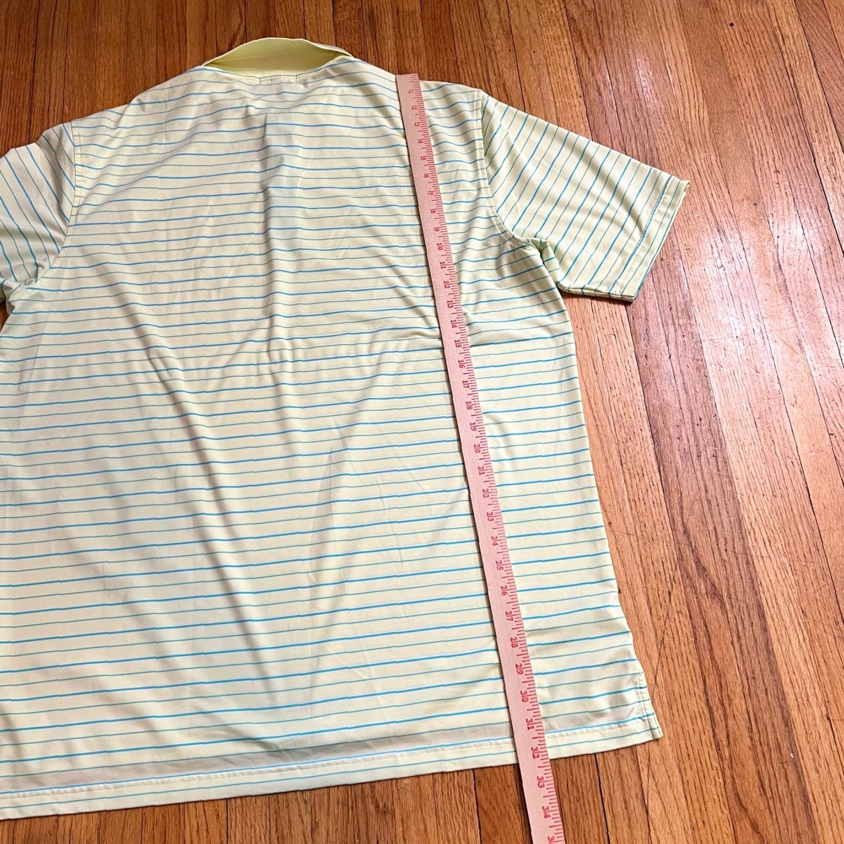 Peter Millar Peter Millar Polo Shirt Mens XL Summer Comfort Golf Performance Stripe Yellow Size US XL / EU 56 / 4 - 5 Thumbnail