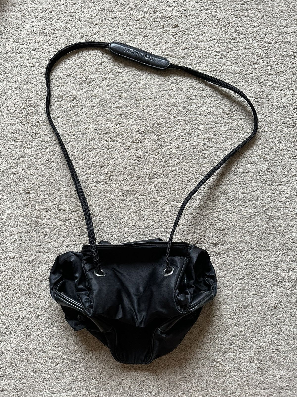 Tokio Kumagai 1980s Tokio Kumagai folded Drawstring Nylon Backpack Size ONE SIZE - 14 Thumbnail