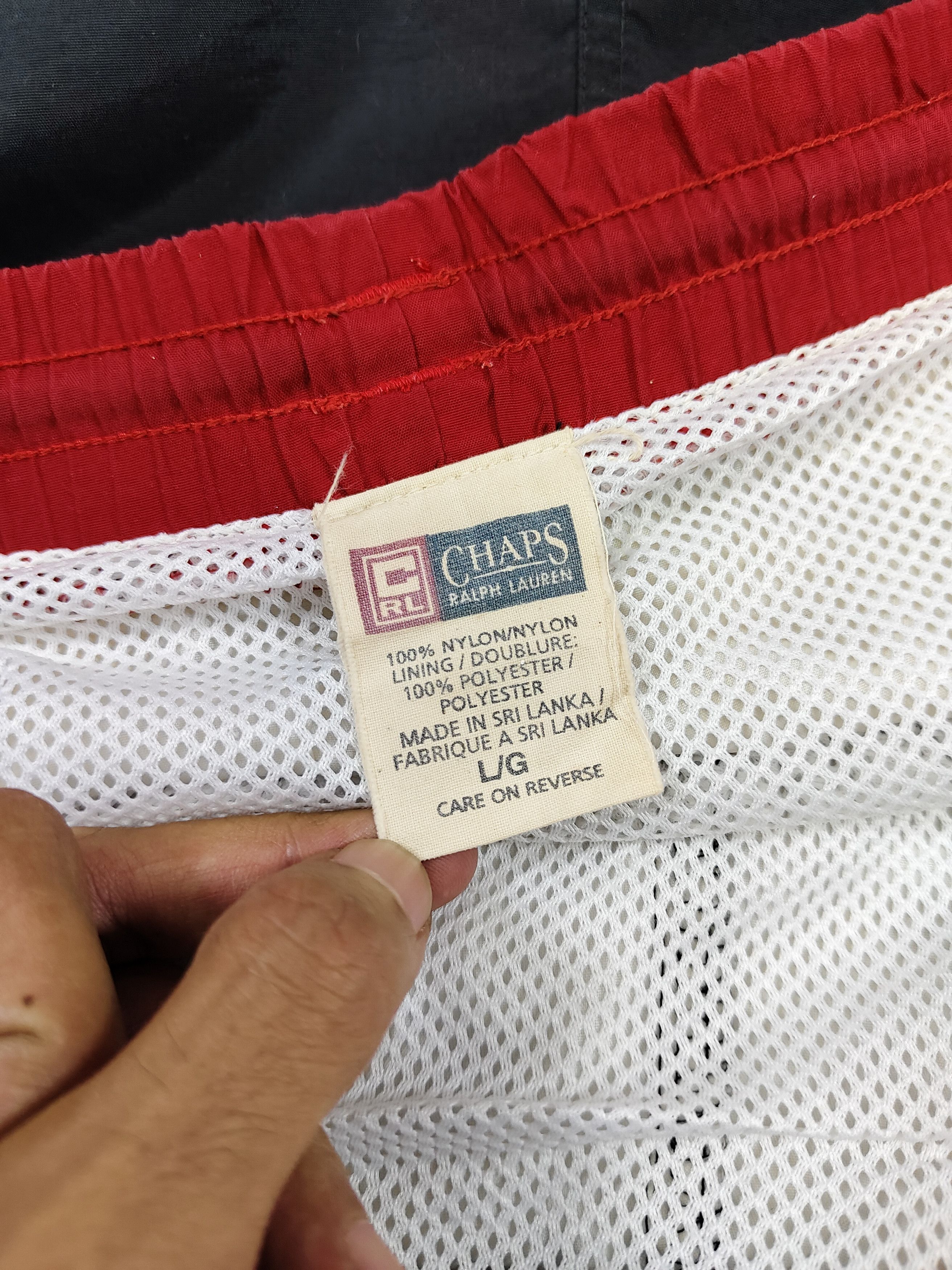 Chaps Ralph Lauren 90s Chaps RL- Color Block Crest Logo Nautical Board Shorts Size US 36 / EU 52 - 5 Thumbnail