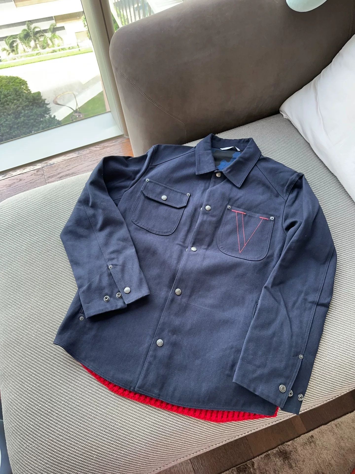 Valentino Valentino authentic utility shirt size 48 Size US XL / EU 56 / 4 - 1 Thumbnail