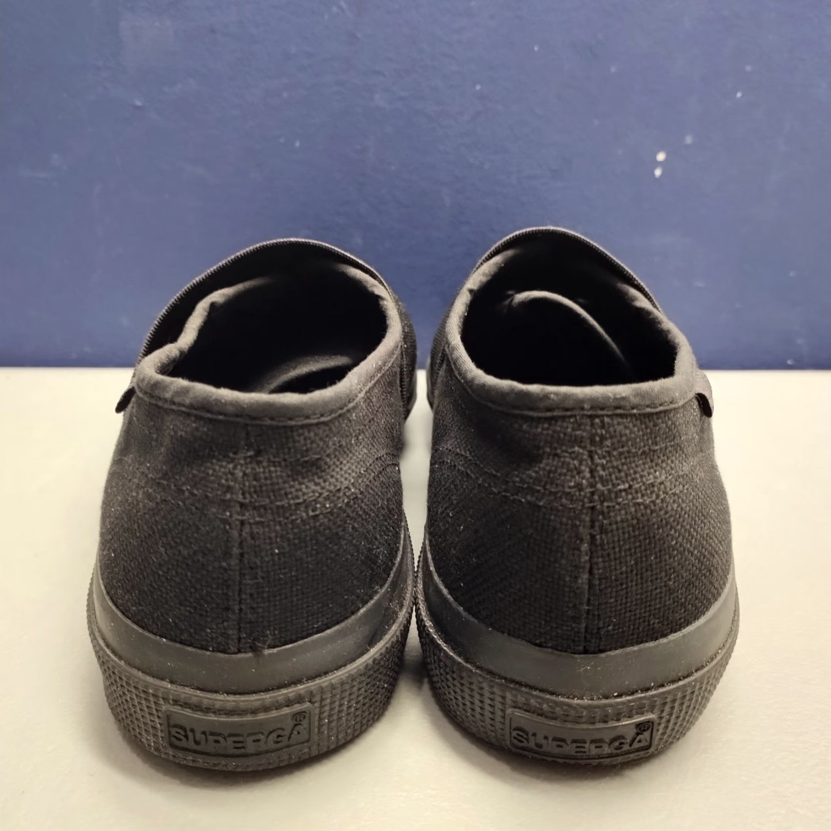 Superga Superga Sneakers Womens Size 9.5 Black Canvas Comfort Slip On Elastic Strap Casual Everyday Shoes Size US 10 / IT 40 - 5 Thumbnail