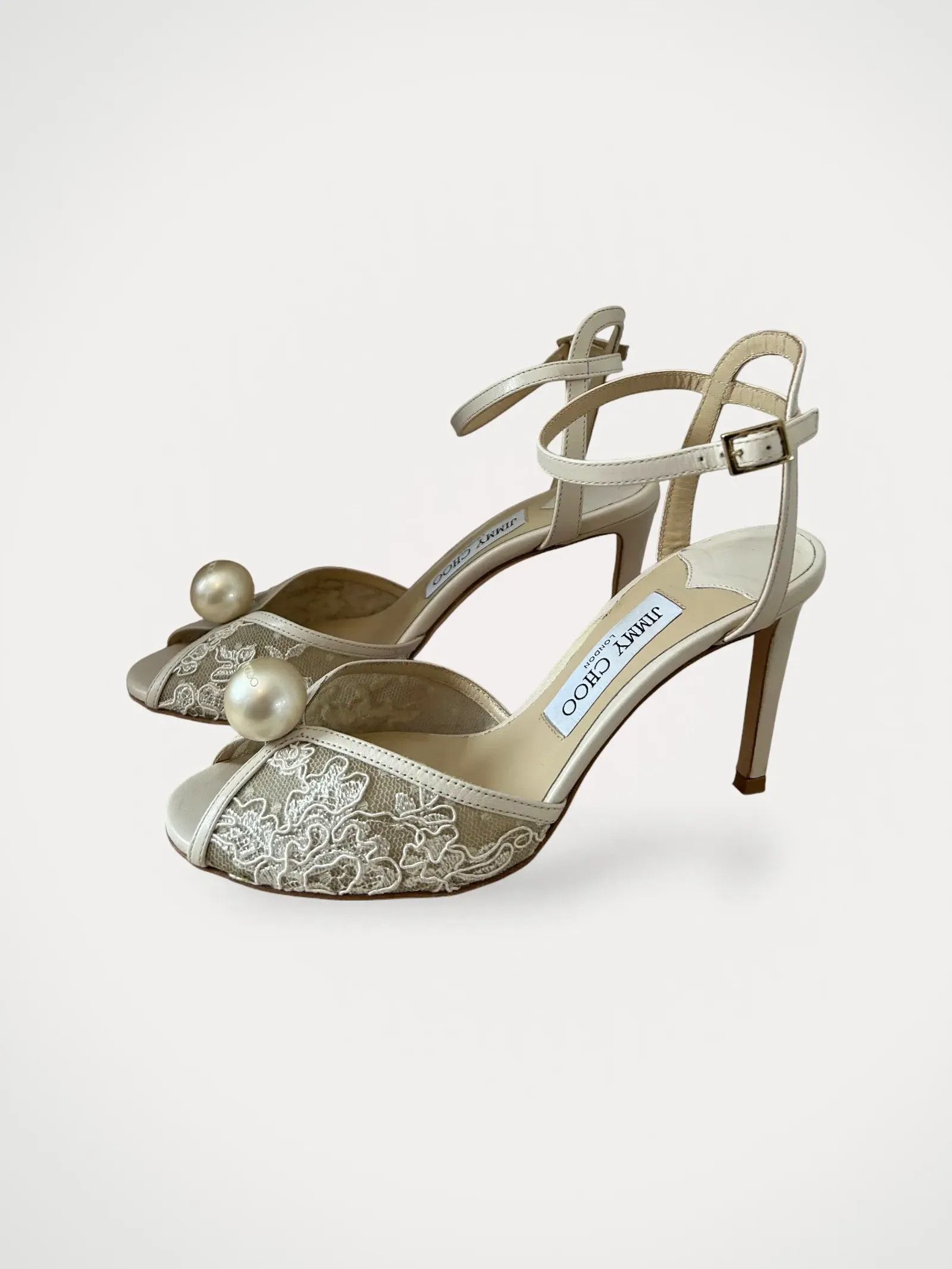 Jimmy Choo Jimmy Choo Sacora Heels Size US 7 / IT 37 - 1 Thumbnail