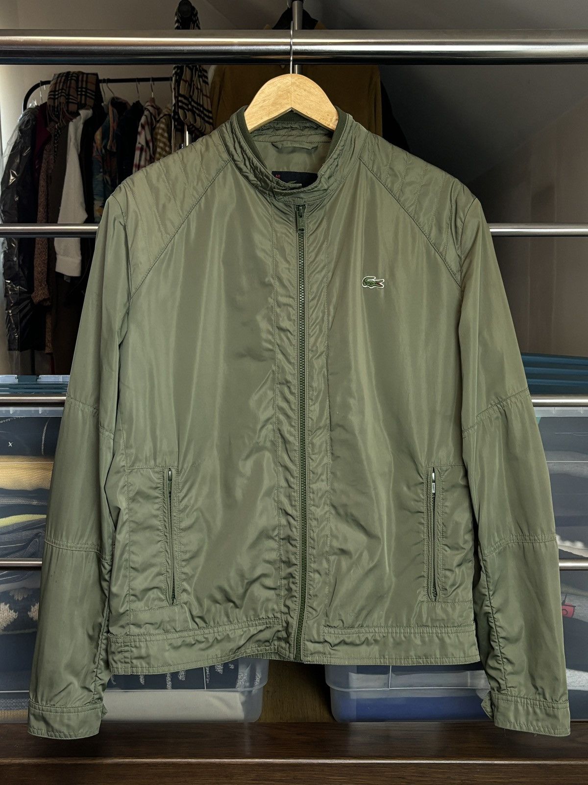 Lacoste Lacoste Light Pilot Bomber Jacket Size US M / EU 48-50 / 2 - 1 Thumbnail
