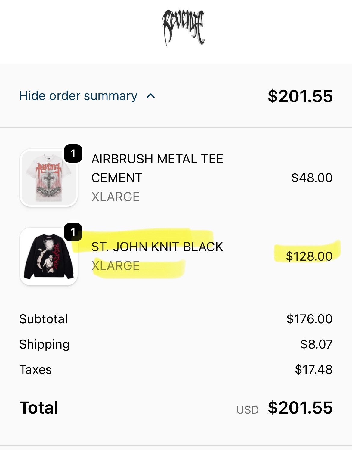 Revenge REVENGE ST. JOHN KNIT BLACK Size US XL / EU 56 / 4 - 10 Thumbnail