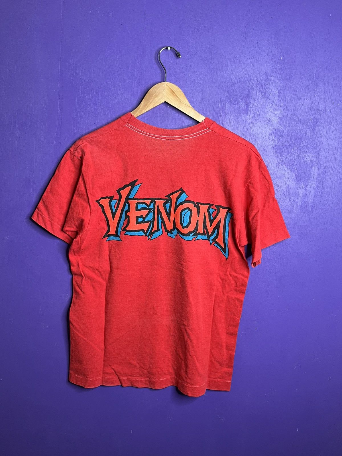 Marvel Comics × Vintage Vintage 1994 Marvel comics Venom character t-shirt Size US M / EU 48-50 / 2 - 2 Thumbnail