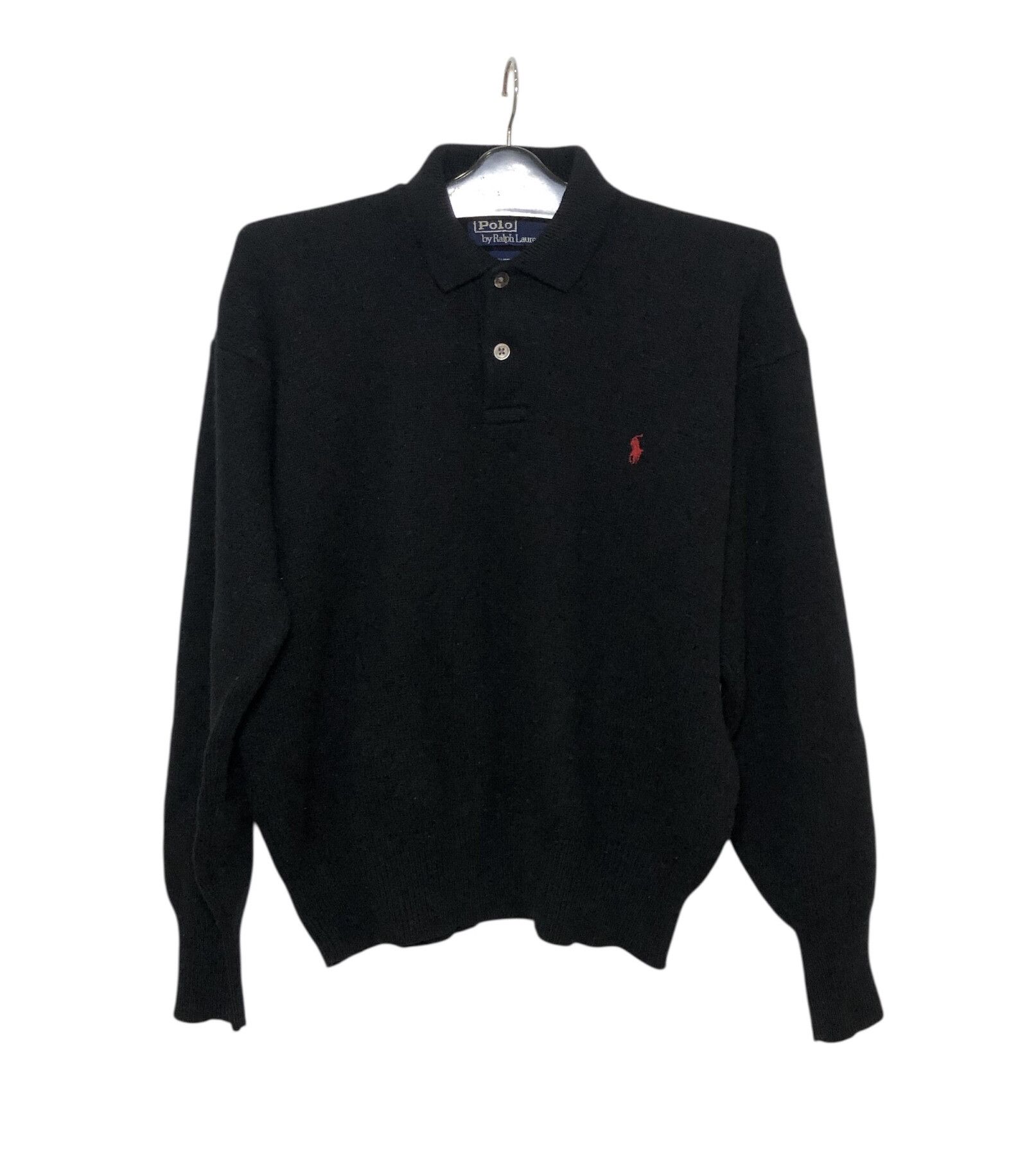 Designer × Polo Ralph Lauren × Vintage Vintage 90s Polo Ralph Lauren 100% Lambwool Size US L / EU 52-54 / 3 - 1 Thumbnail