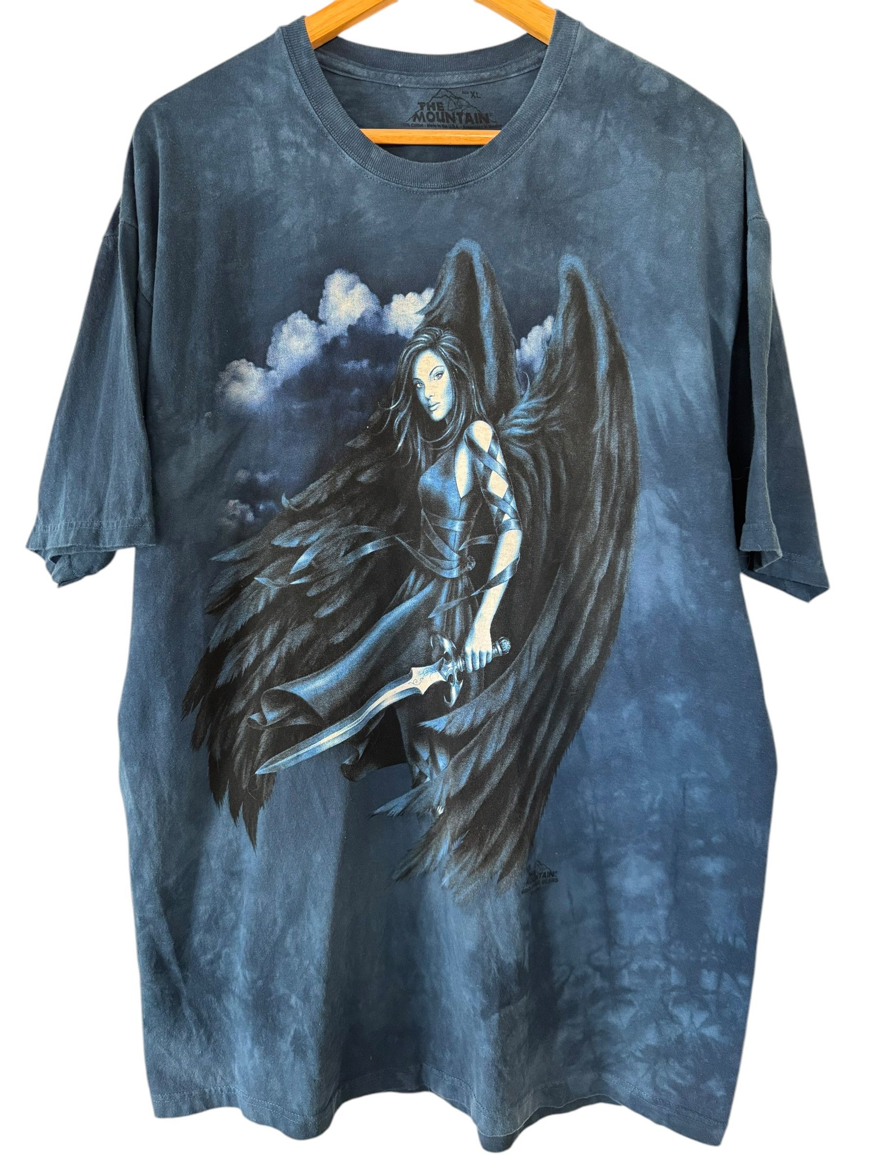The Mountain × Vintage 2004 The Mountain Warrior Angel T-shirt Size US XL / EU 56 / 4 - 1 Thumbnail