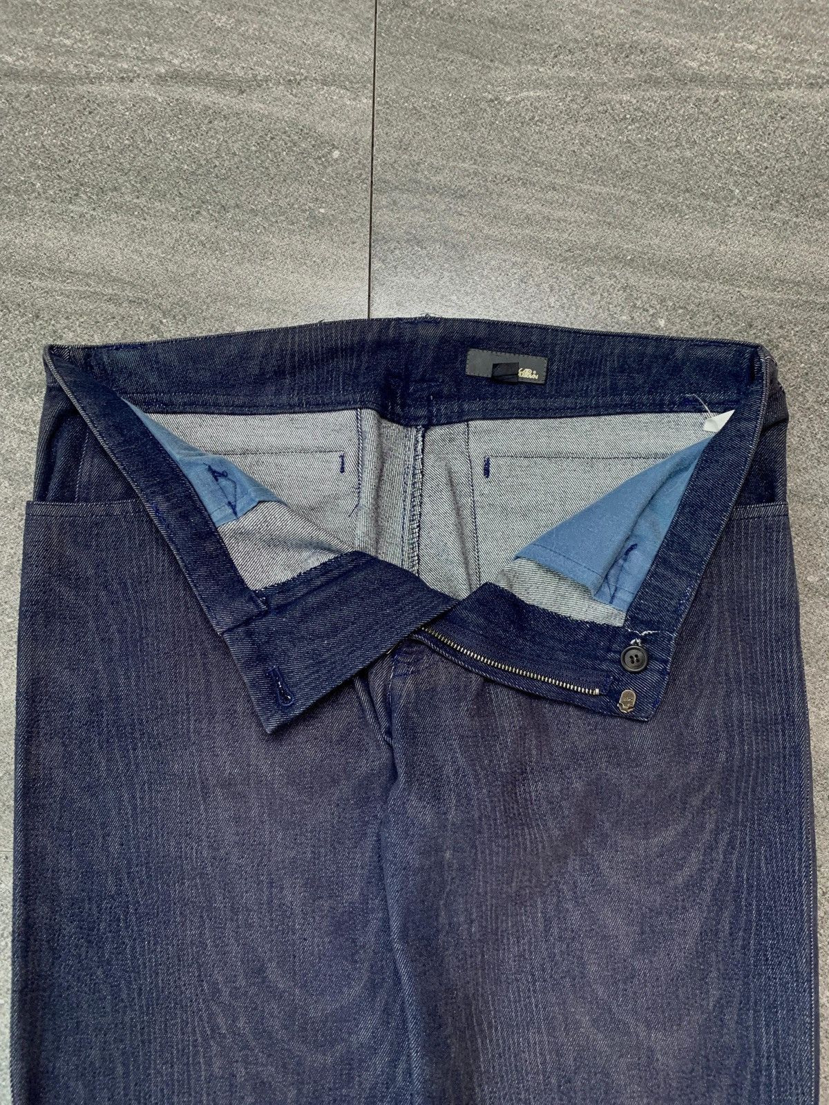 Lad Musician FREE TAX! F/W 2001 Wood Printed Flared Pants - 32 Size US 32 / EU 48 - 4 Thumbnail