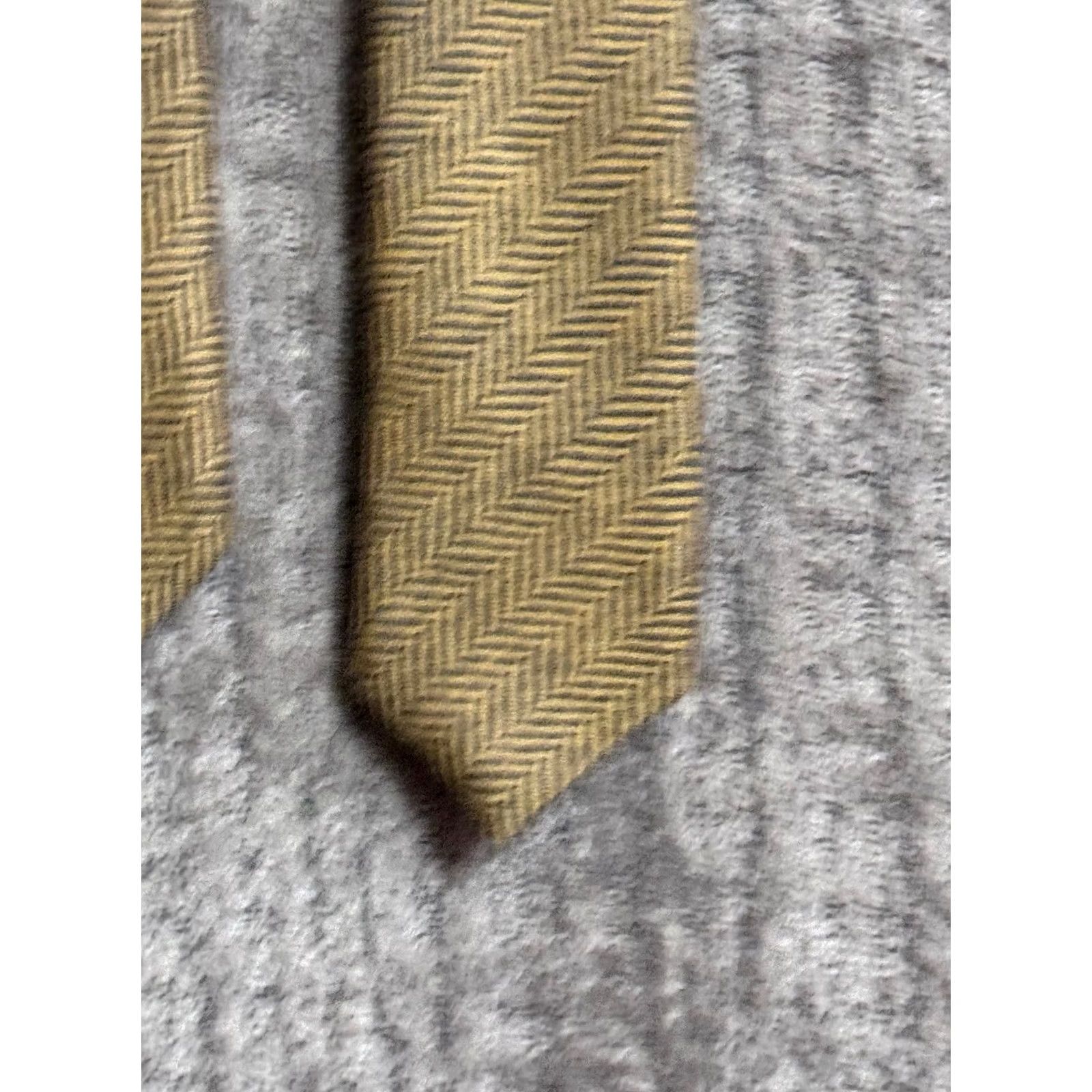 Ermenegildo Zegna Ermenegildo Zegna Mens Silk Necktie Tie MINT Pure Wool Ascot Multicolor 295 Brand Mens Tie Size ONE SIZE - 6 Thumbnail