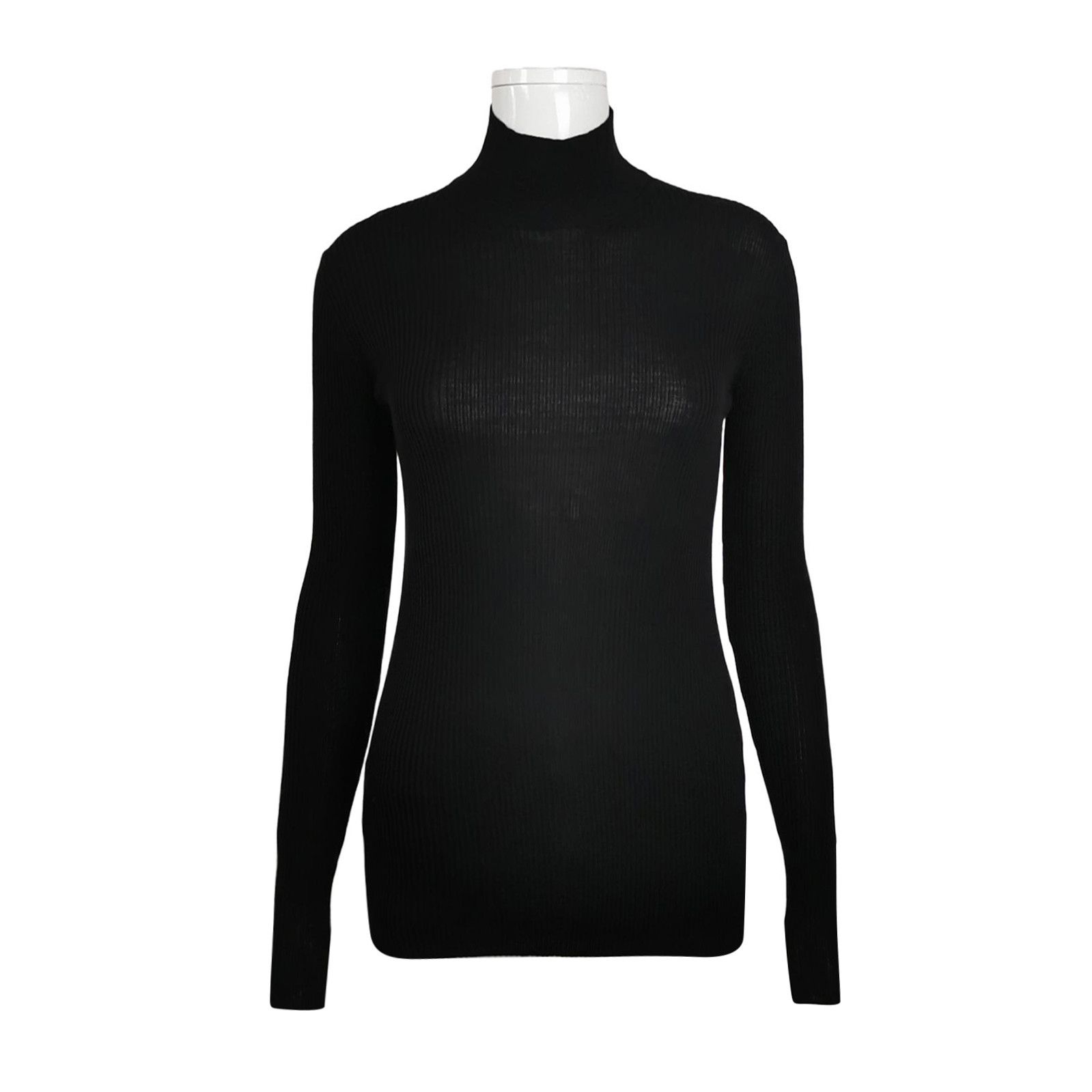 Prada Prada Black Wool Turtleneck Sweater Size 40 0089 Size M / US 6-8 / IT 42-44 - 1 Thumbnail