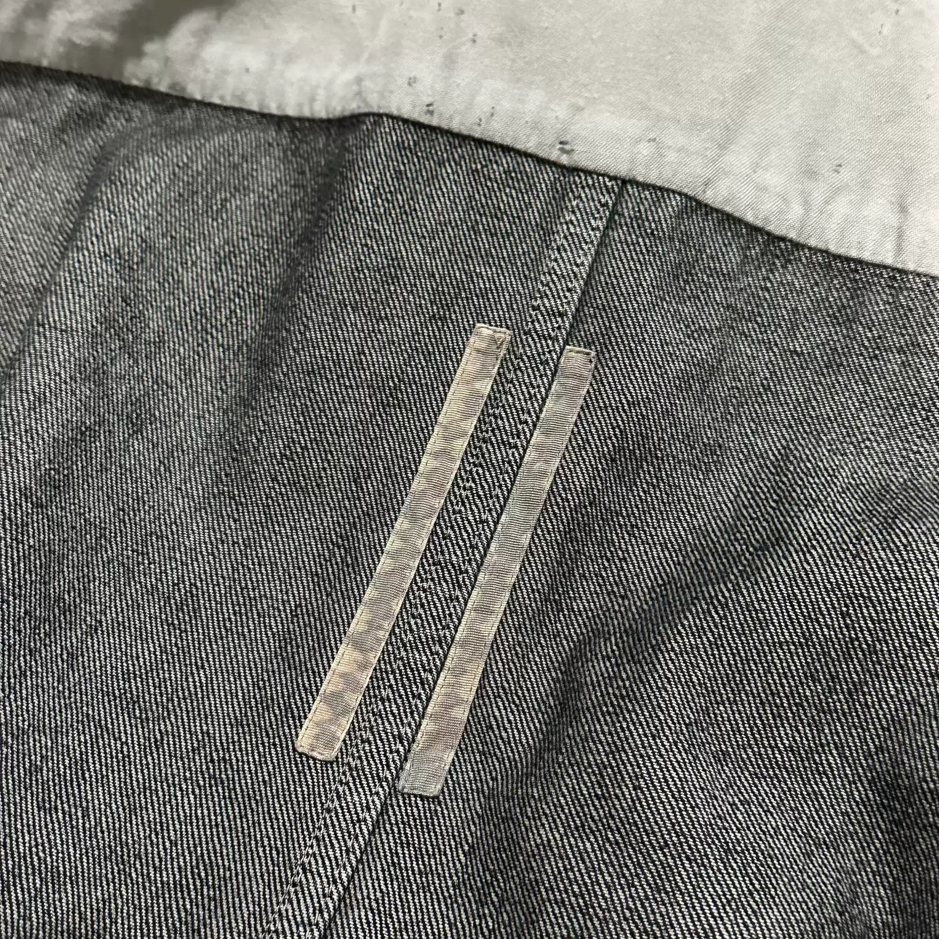 Rick Owens Rick Owens DRKSHDW 24SS Washed to Make Old Lapel Single-bre Size US M / EU 48-50 / 2 - 6 Thumbnail