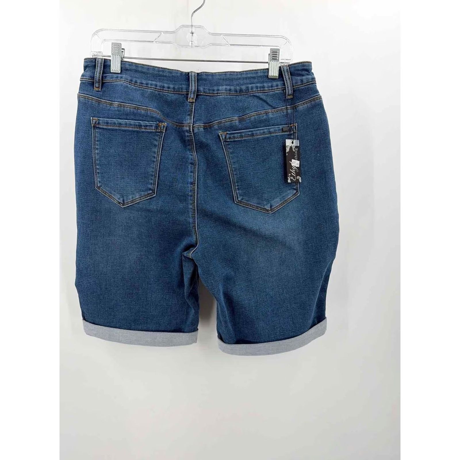 Denime Ethyl Shorts 12 Blue Pre Owned Size Bermuda Denim Size 34" / US 12 / IT 48 - 2 Thumbnail