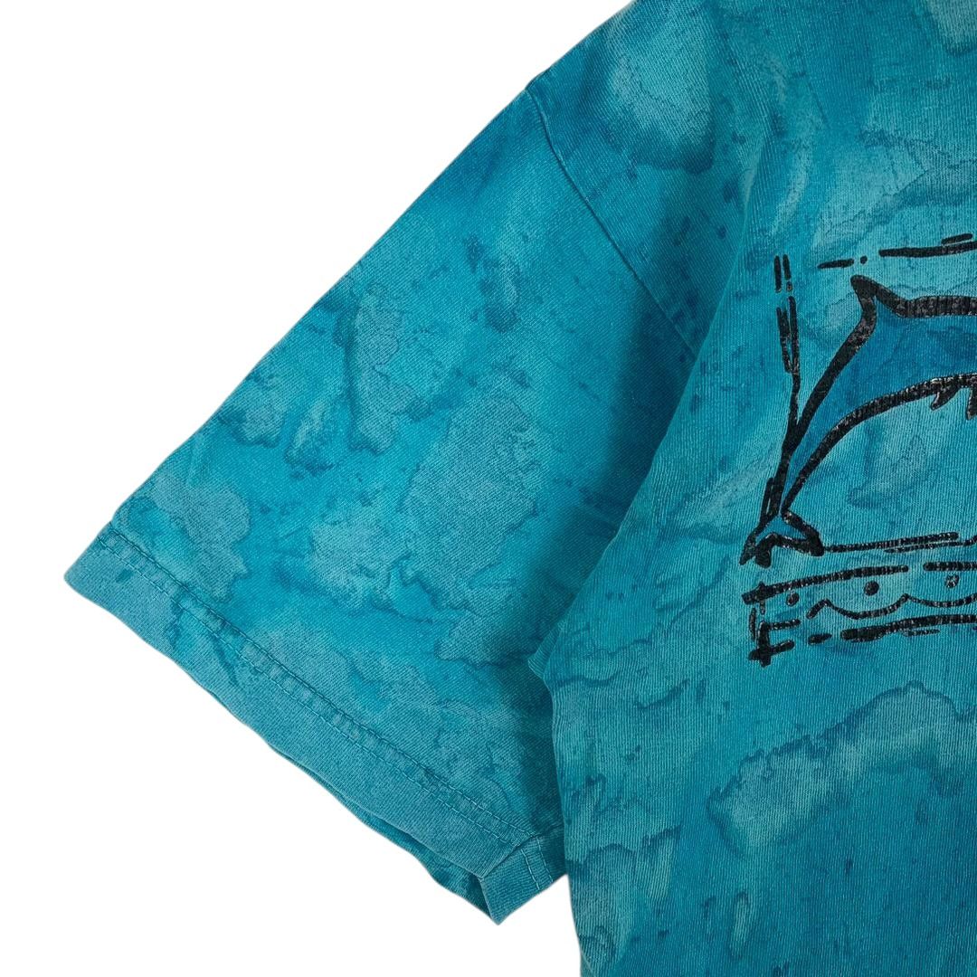 Vintage Vintage 90s Hawaii Sea Life Dolphin Turtle Whale Graphic Tee Size US M / EU 48-50 / 2 - 6 Thumbnail