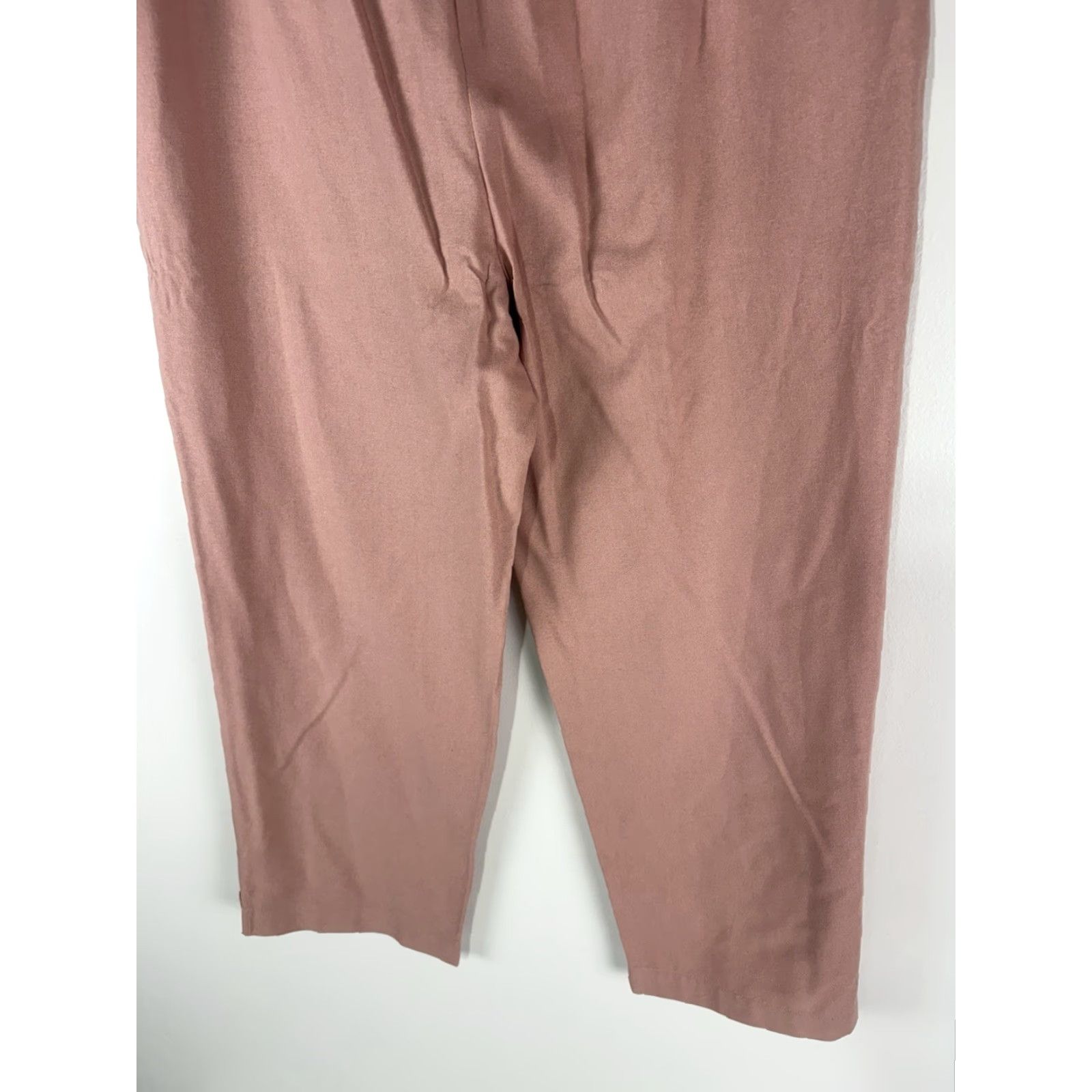 Vintage VINTAGE Keren Hart Peach Silk Cropped Pants Women’s Size M Elastic Waist Summer Bohemian Retro Size 32" / US 10 / IT 46 - 6 Thumbnail