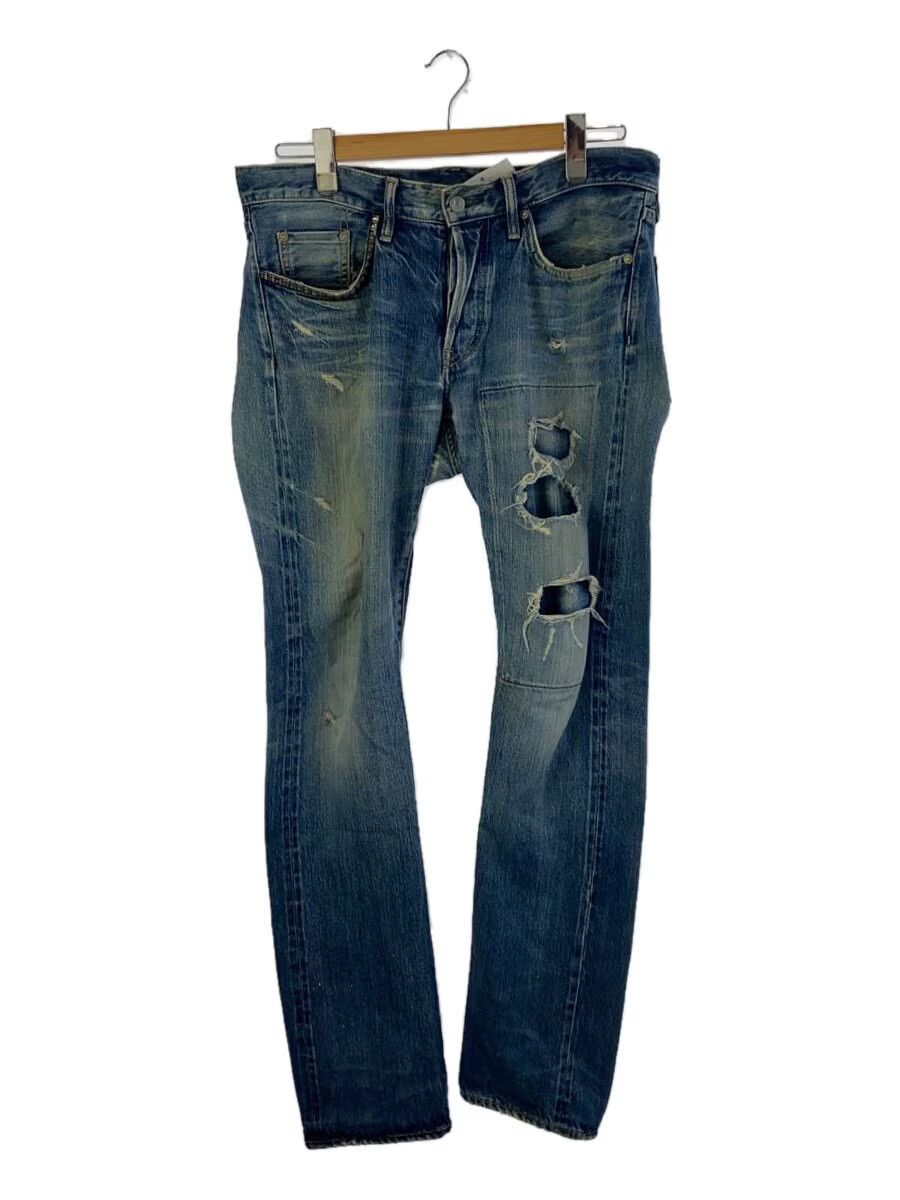 Hysteric Glamour Distressed Studded Denim Size US 34 / EU 50 - 1 Thumbnail