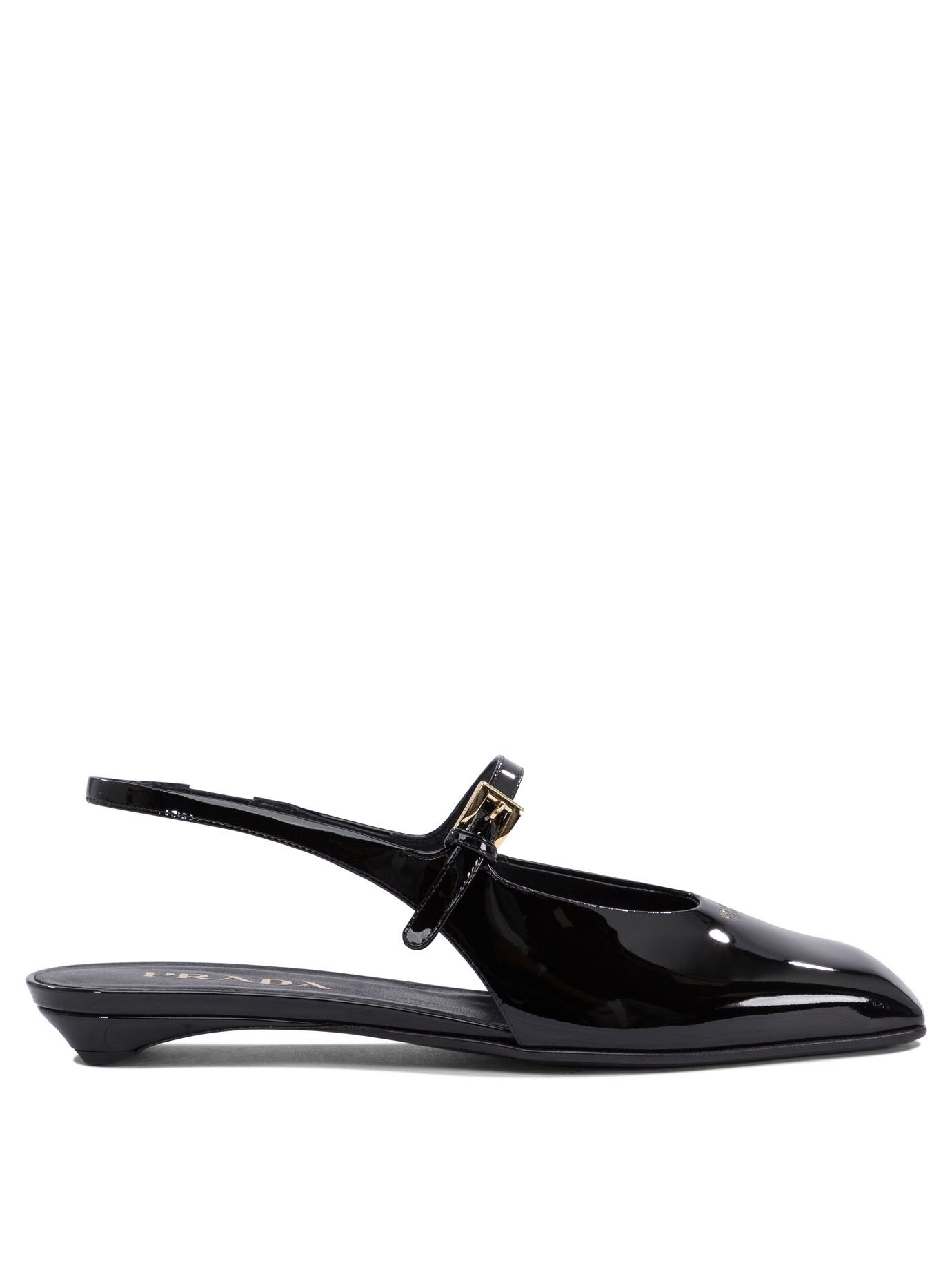 Prada Prada Patent Leather Slingback Ballet Flats IT 40 Women - USA Duties Paid Size US 10 / IT 40 - 1 Thumbnail