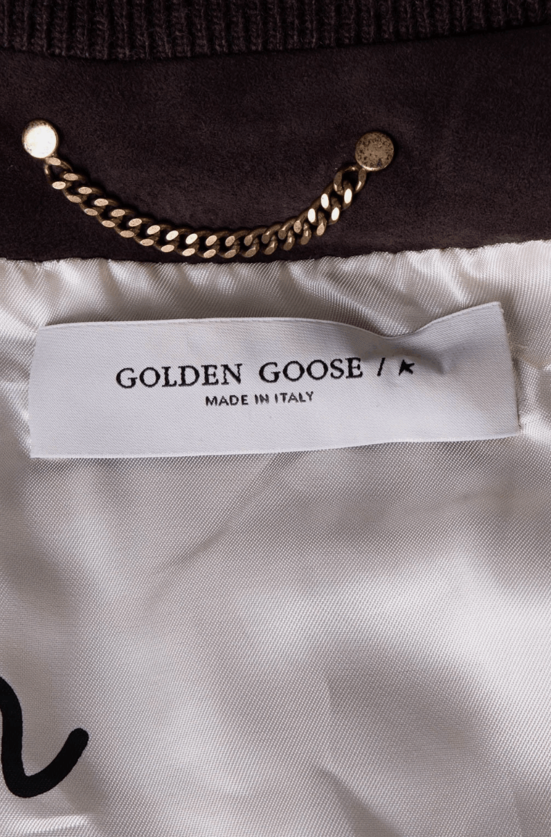 Golden Goose GOLDEN GOOSE Suede Leather Jacket Size US XS / EU 42 / 0 - 6 Thumbnail