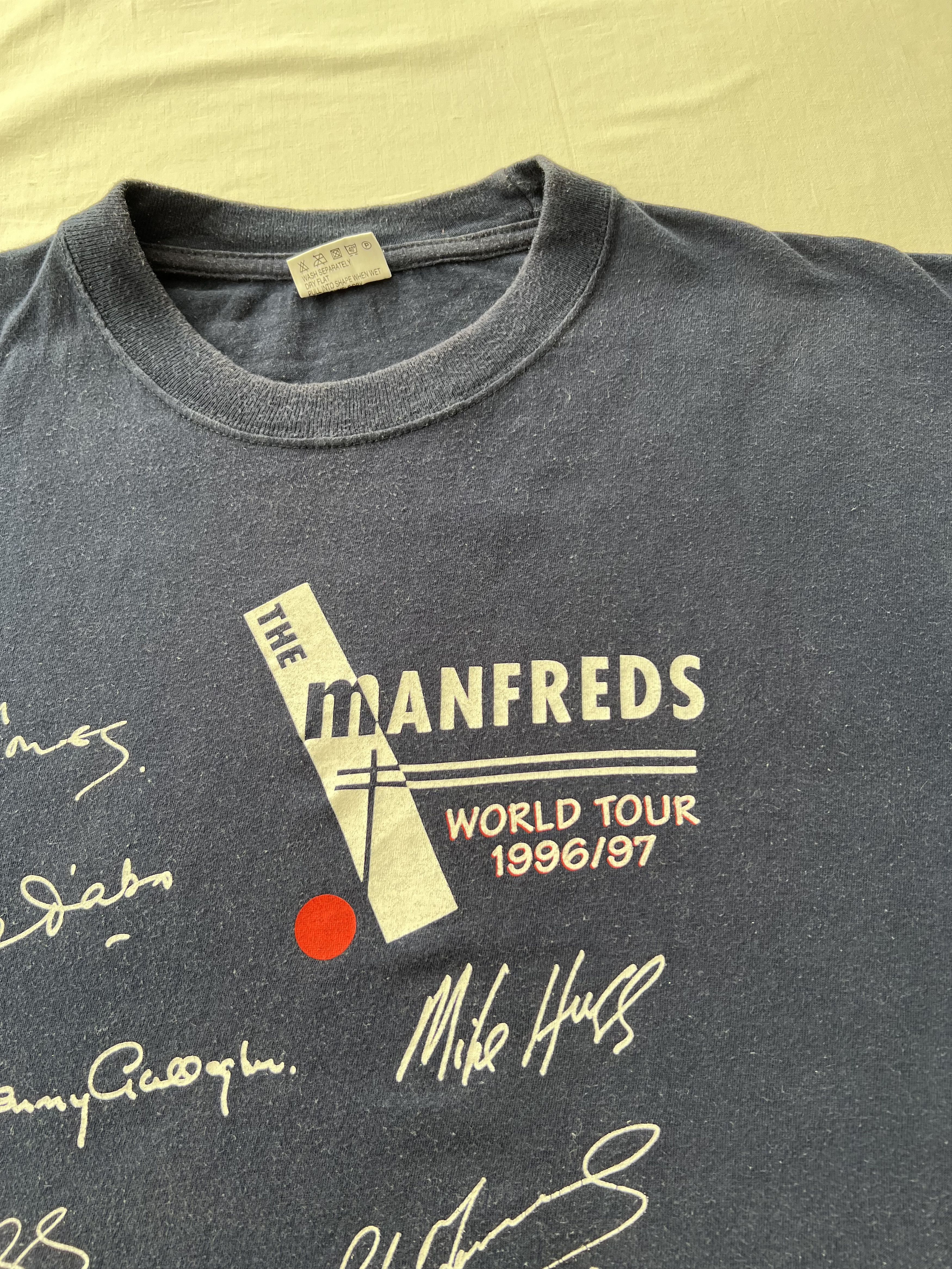 Band Tees Vintage 90s The Manfreds World Tour 1996/1997 Pop Band Tee Size US XL / EU 56 / 4 - 6 Thumbnail