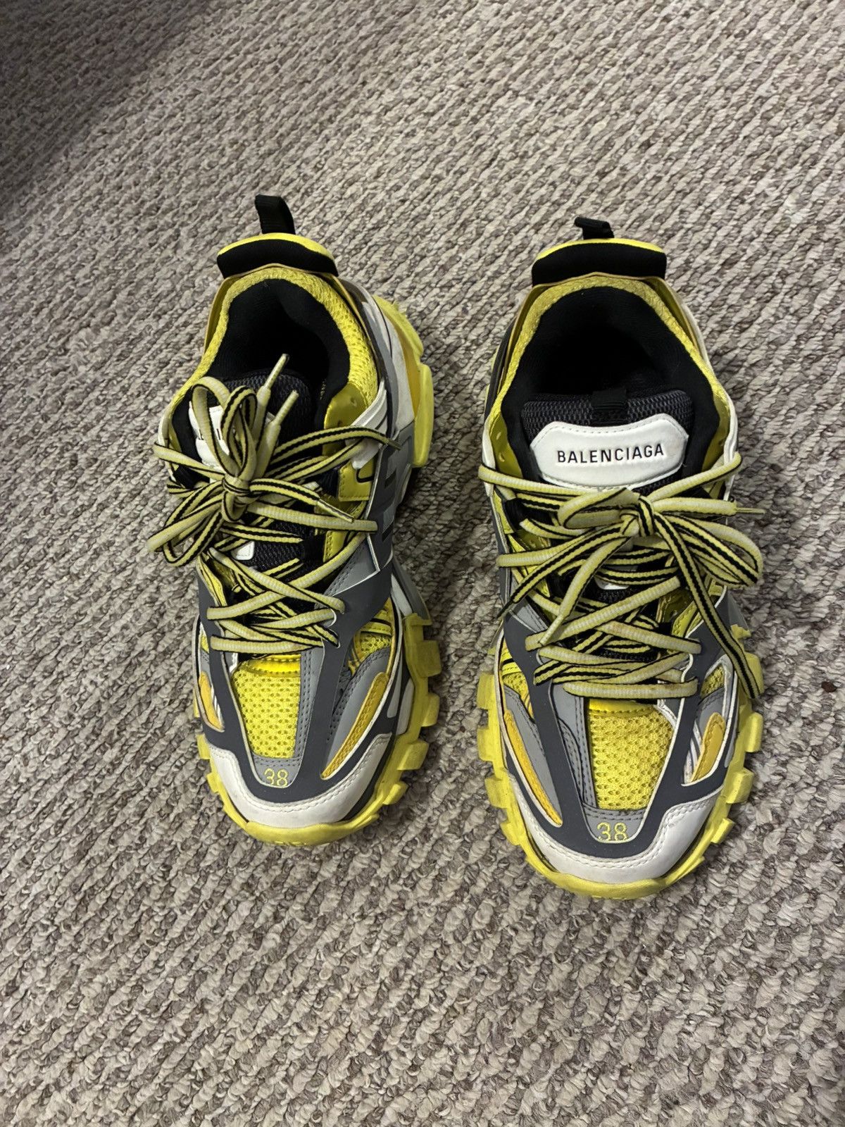 Balenciaga Yellow Track Balenciagas Size US 5.5 / EU 38 - 1 Thumbnail